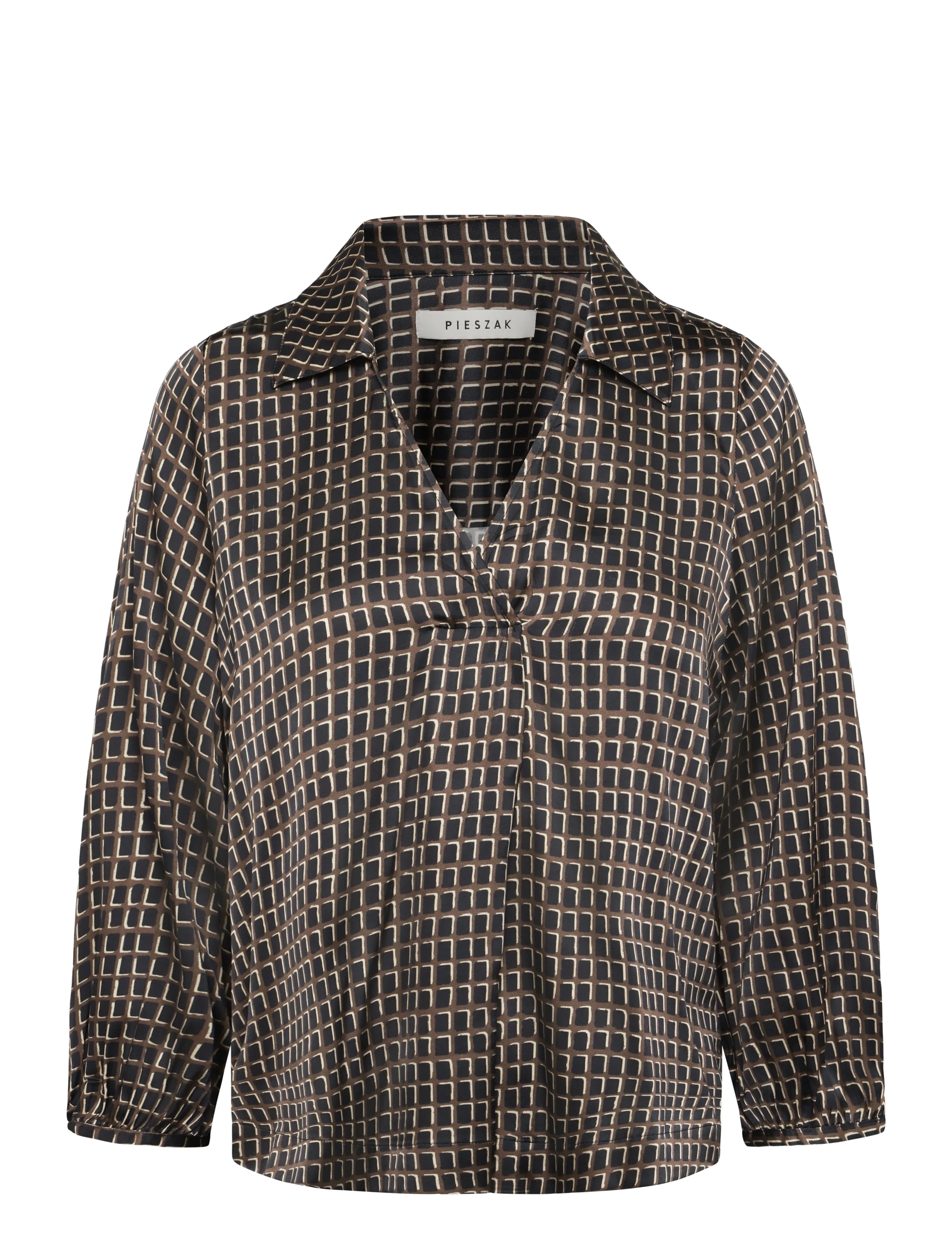 Pieszak PD-Gaya V-Neck Blouse - Pluusid ja särgid - PRINT / black