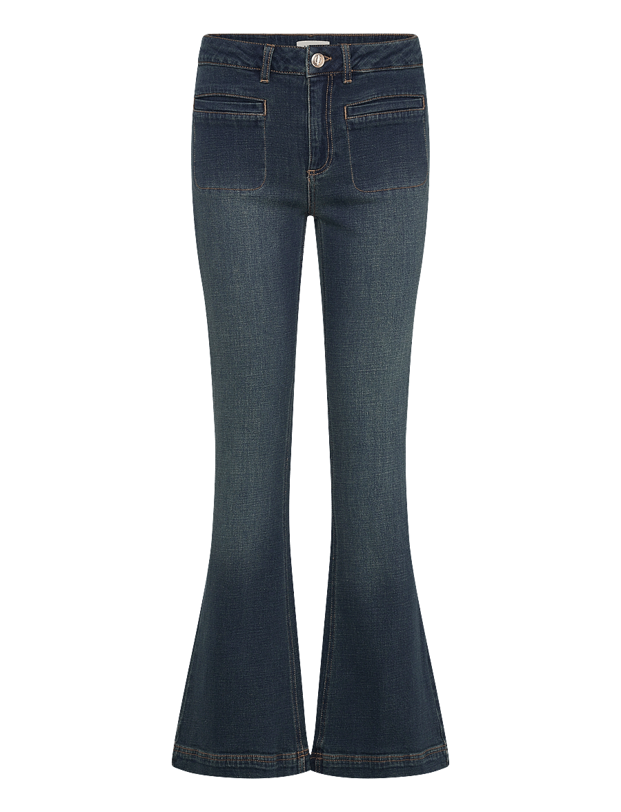 Pieszak - PD-Cara 70s Jeans Wash Vintage Asto - bootcut jeans - denim blue - 0