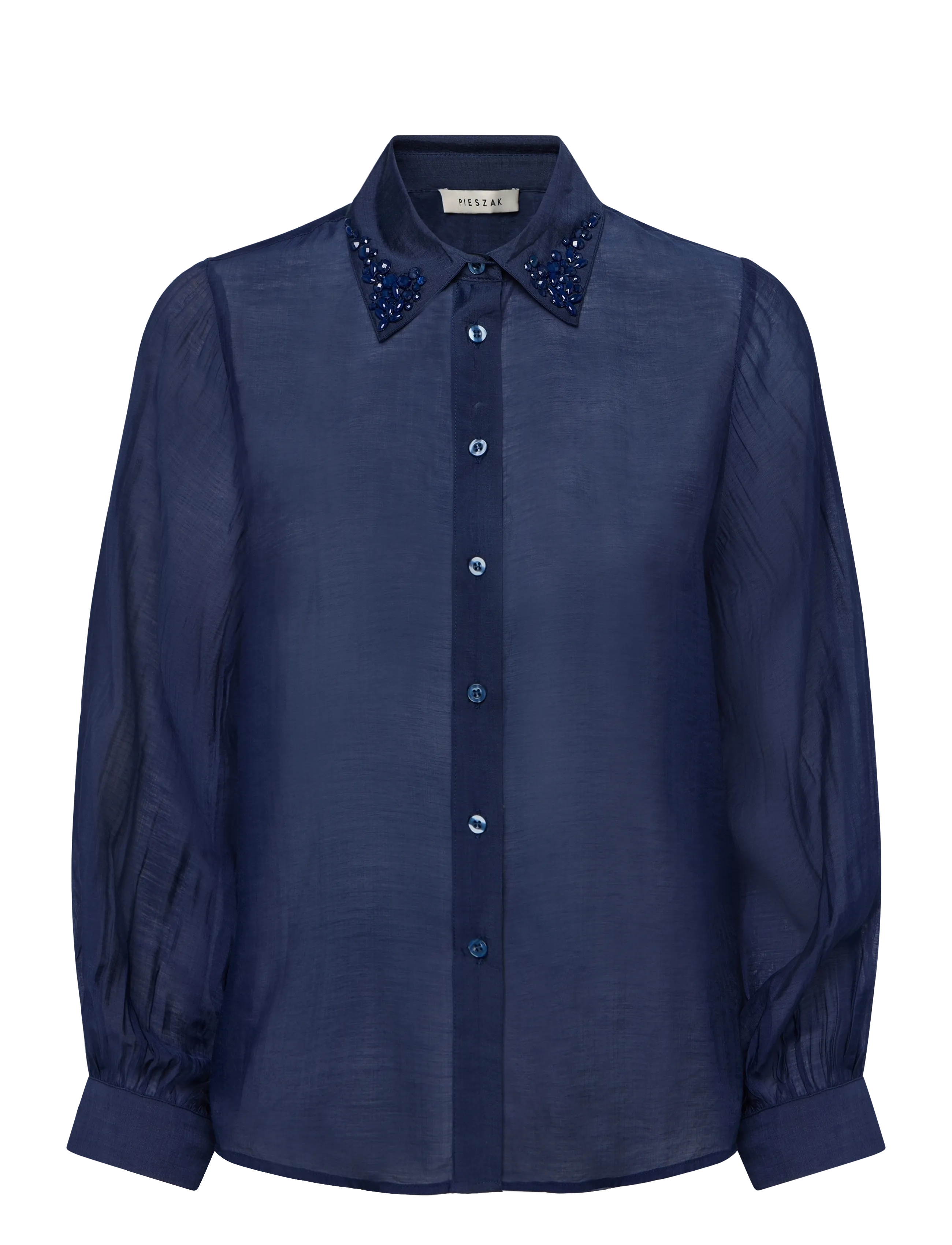 PIESZAK Pd-Chris Bead Shirt Navy - 38 - Damen
