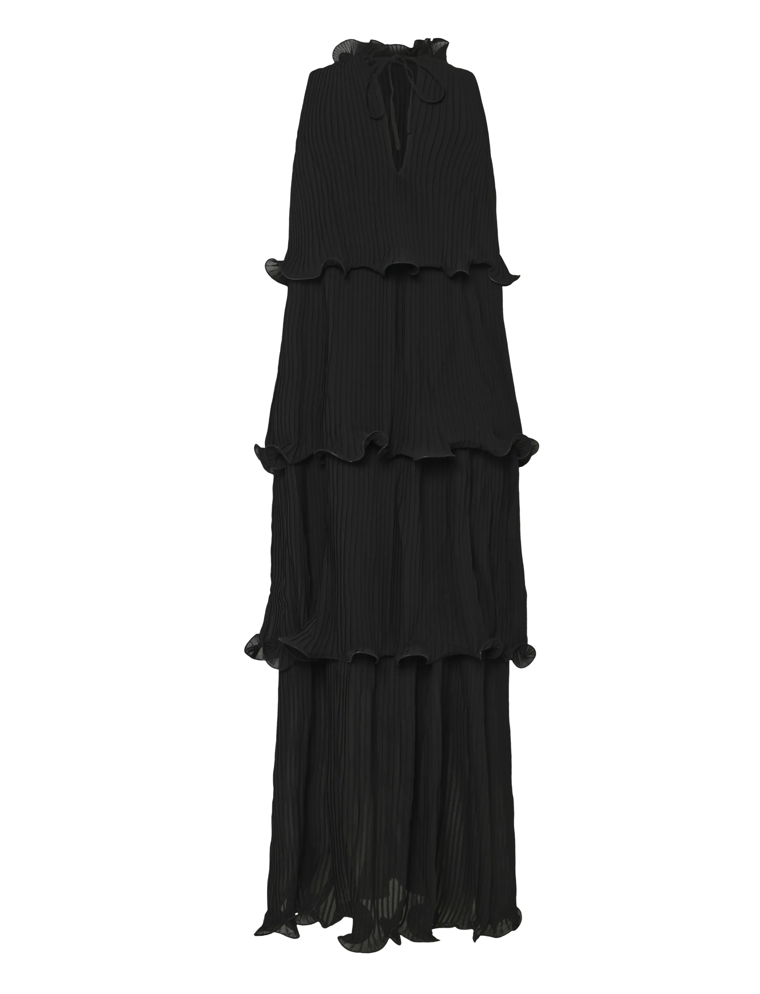 Pieszak - PD-Lana Layered Maxidress - festtøj til outletpriser - black - 2