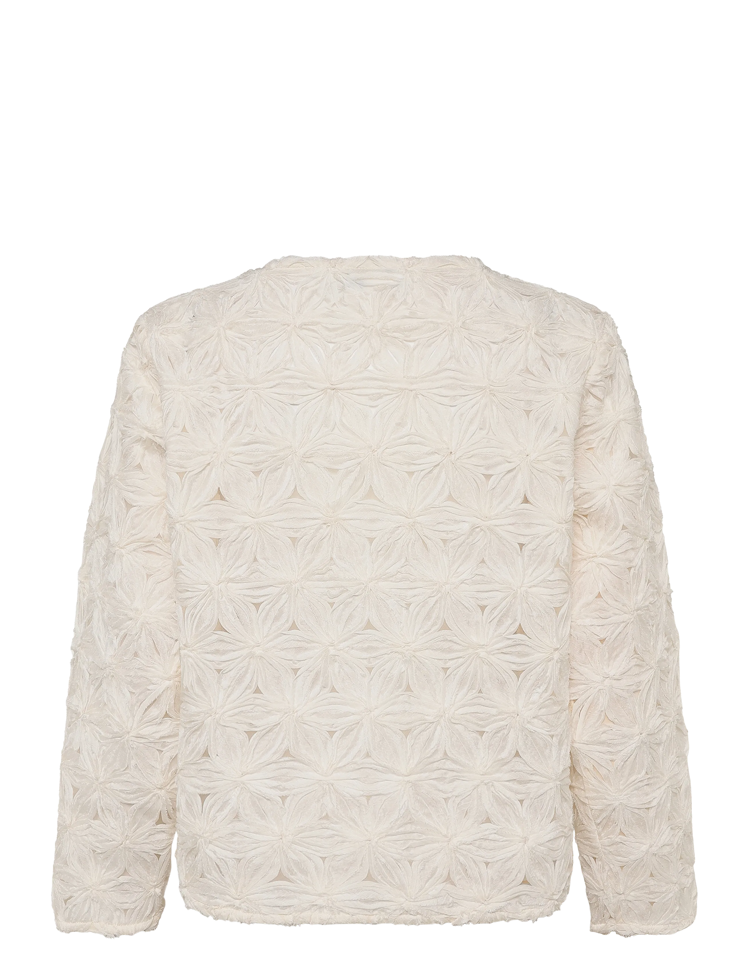 Pieszak - PD-Lexie 3D Chiffon Cardigan - kardiganid - white pearl - 2