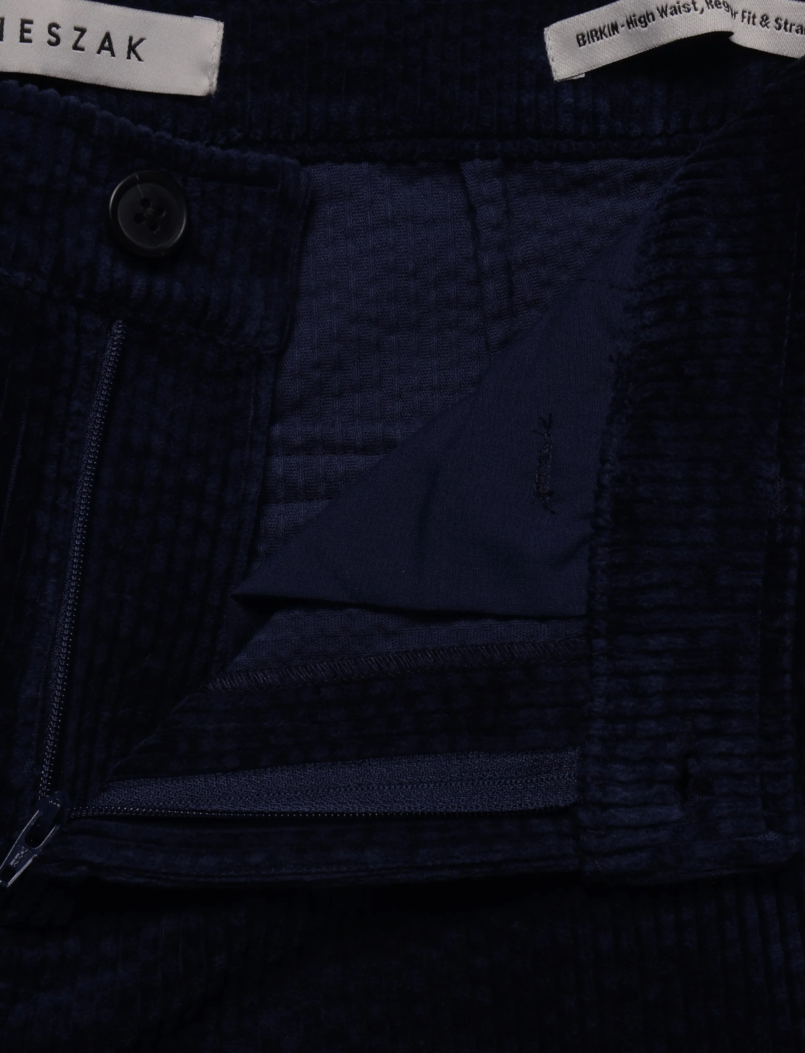 Pieszak - PD-Birkin Pant Stunning Corduroy - naised - midnight navy - 3