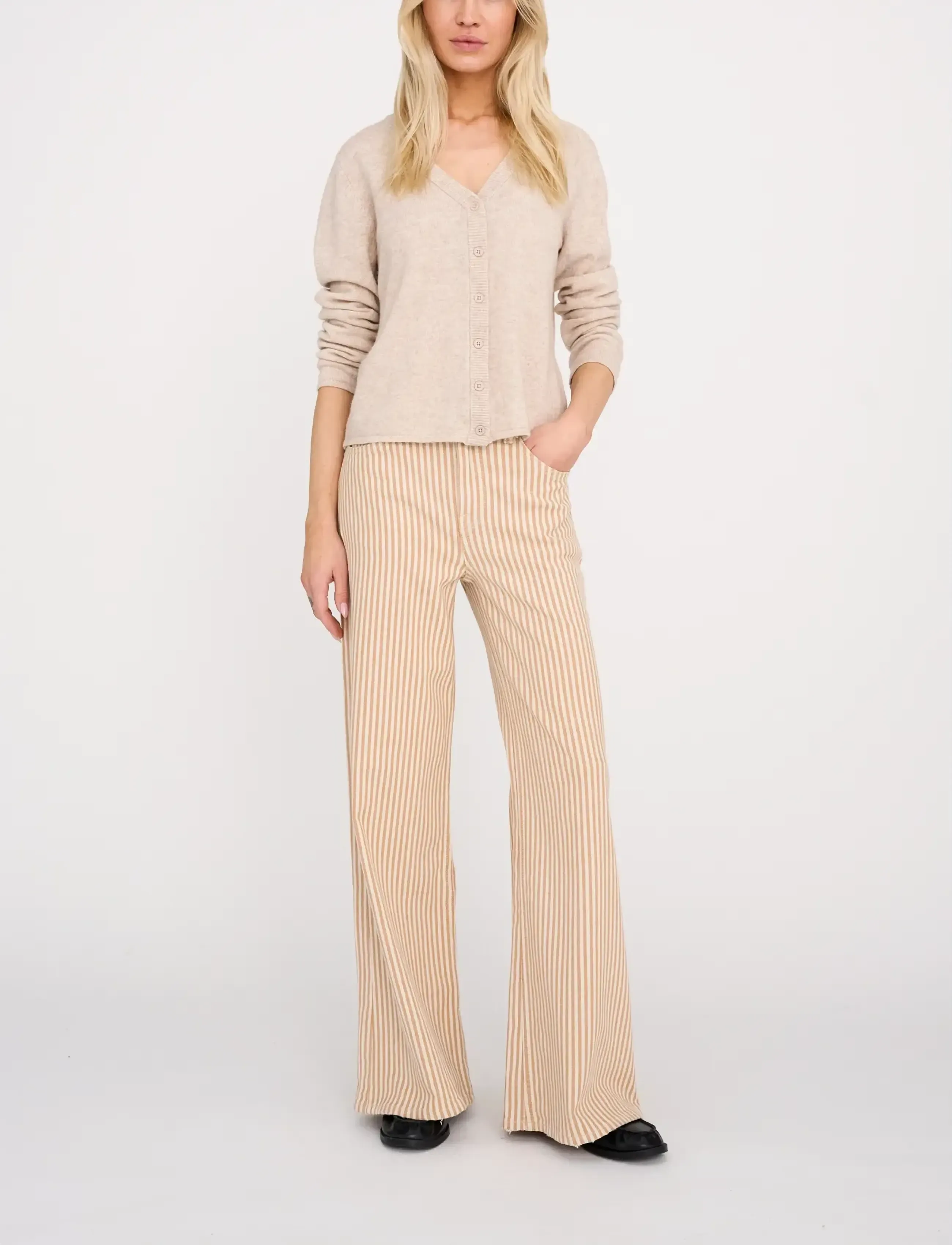 Pieszak PD-Asta Jeans Desert Stripe - Nyheder - STRIPE / yellow