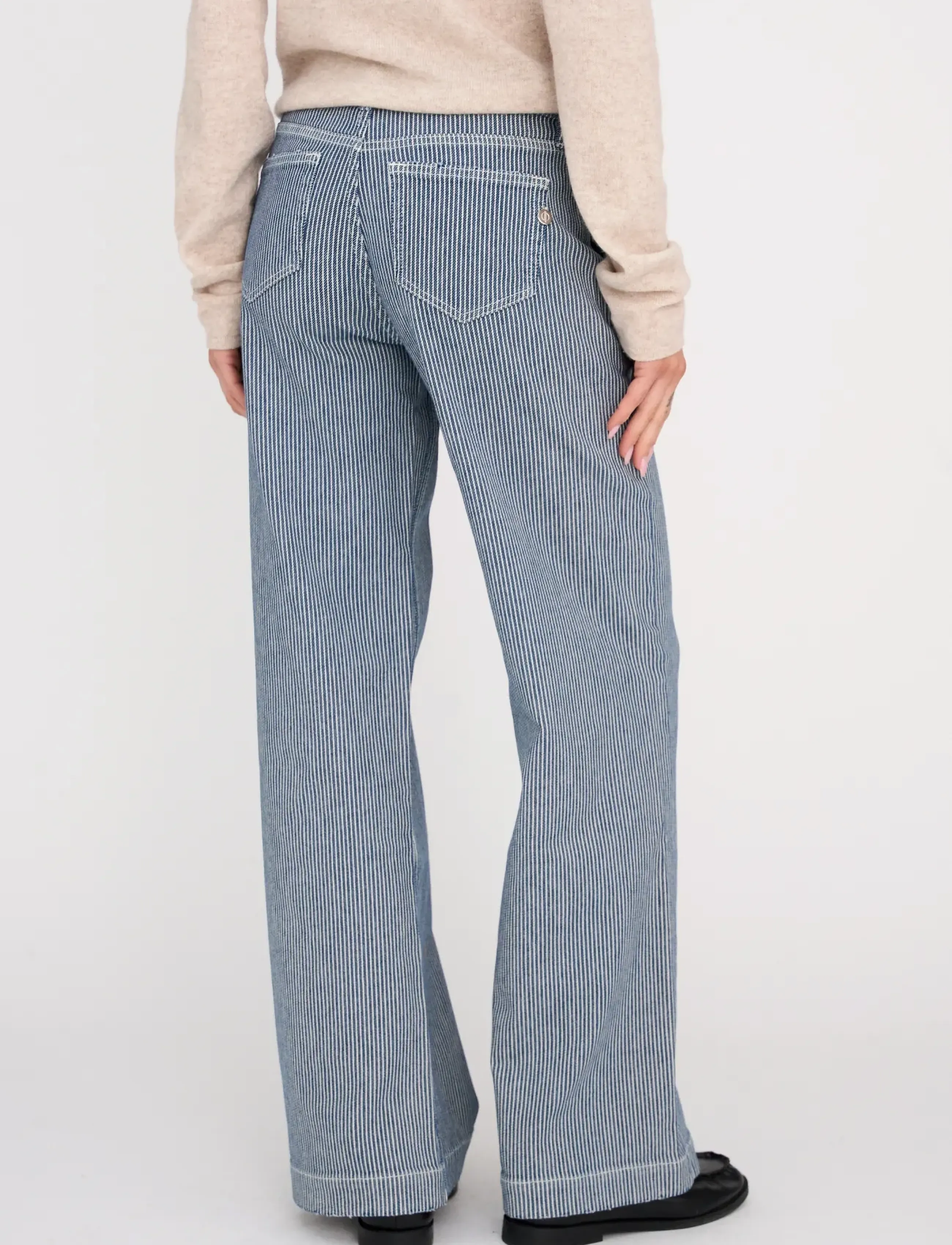 Pieszak - PD-Gilly French Jeans Blue Ocean St - szerokie dżinsy - denim blue - 4
