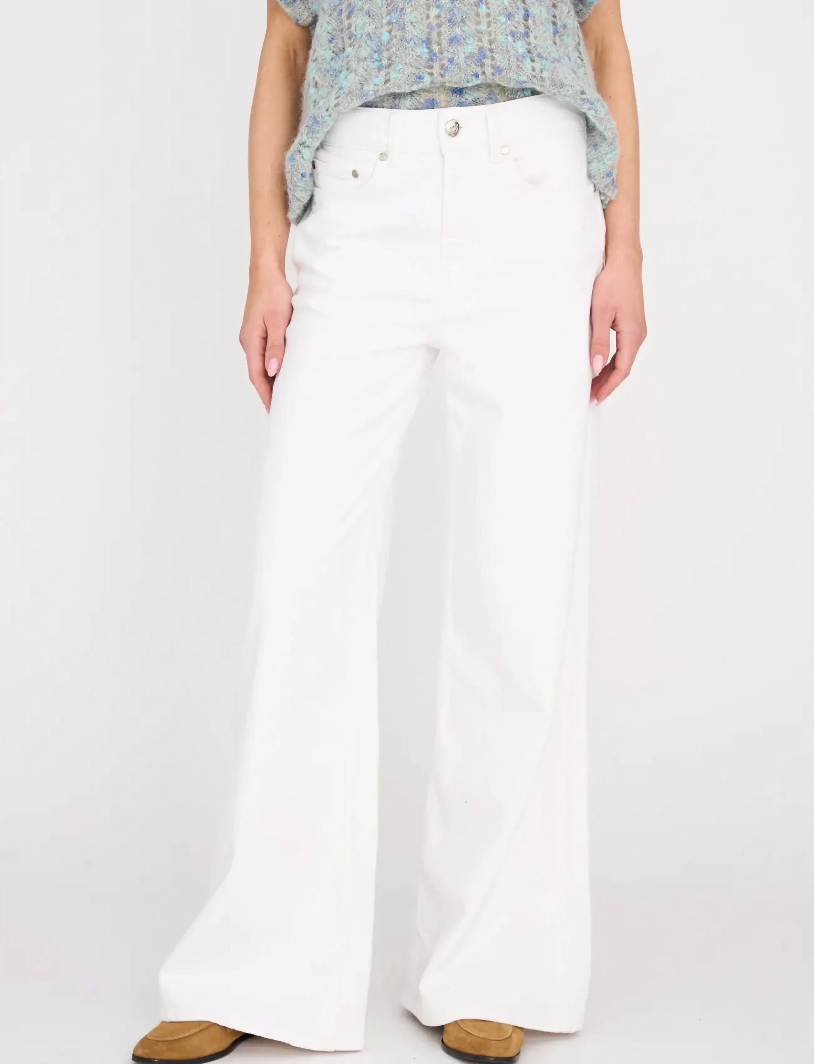 Pieszak - PD-Asta Jeans White - wide leg jeans - white - 3