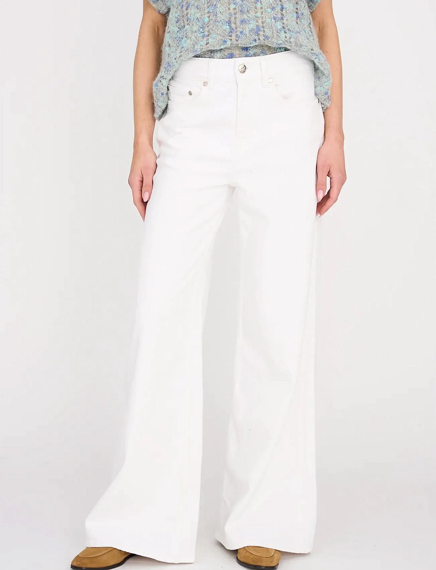 Pieszak - PD-Asta Jeans White - hosen mit weitem bein - white - 3