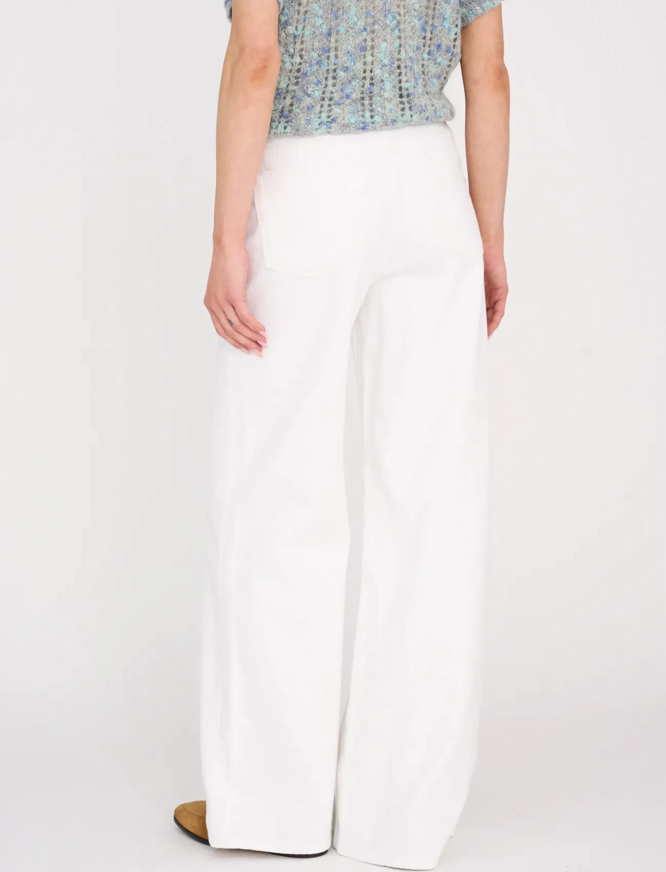 Pieszak - PD-Asta Jeans White - wide leg jeans - white - 4