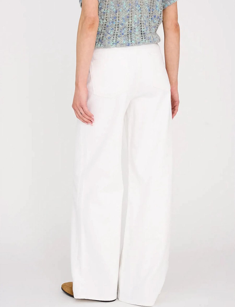 Pieszak - PD-Asta Jeans White - hosen mit weitem bein - white - 4