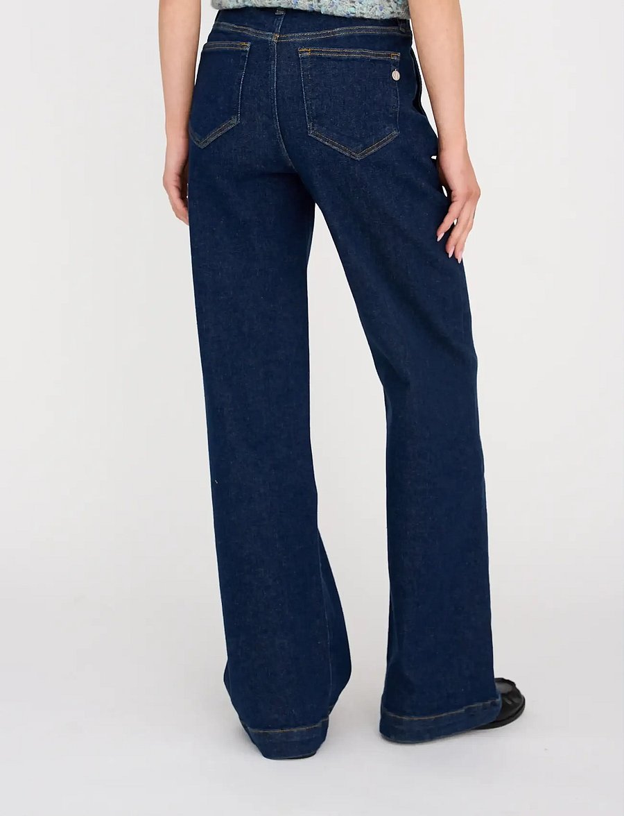 Pieszak - NOOS-Gilly French Jeans Wash Vienna - brede jeans - denim blue - 4