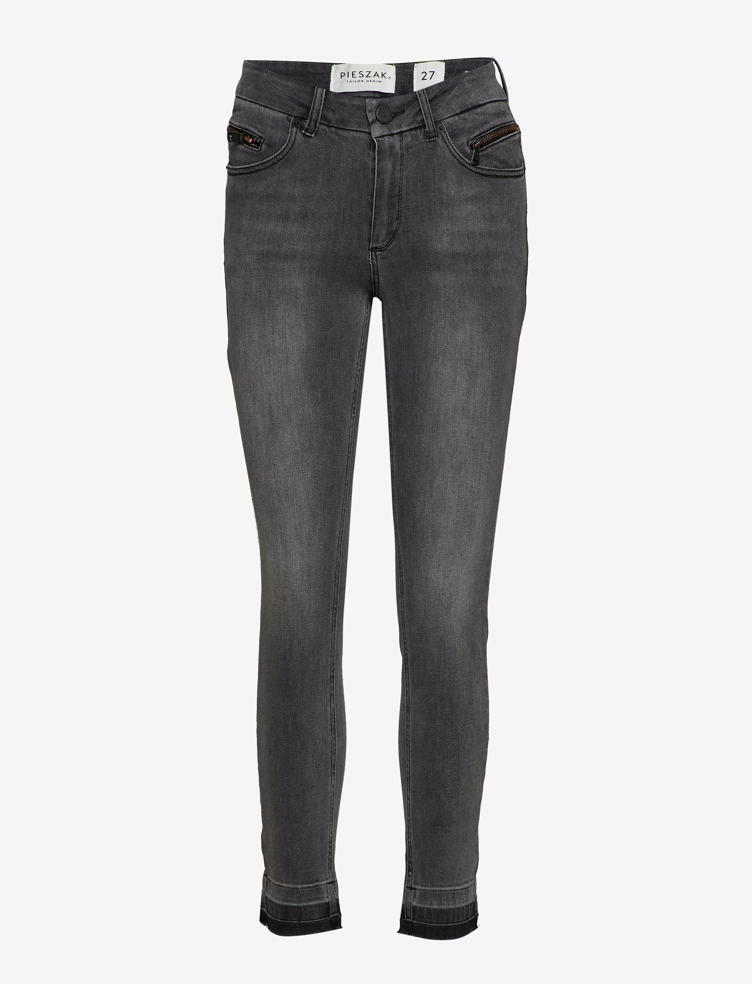 Pieszak Naomi Cropped Georgetown Black, Kvinder, Slim Cropped Jeans, Blå, Str: 26