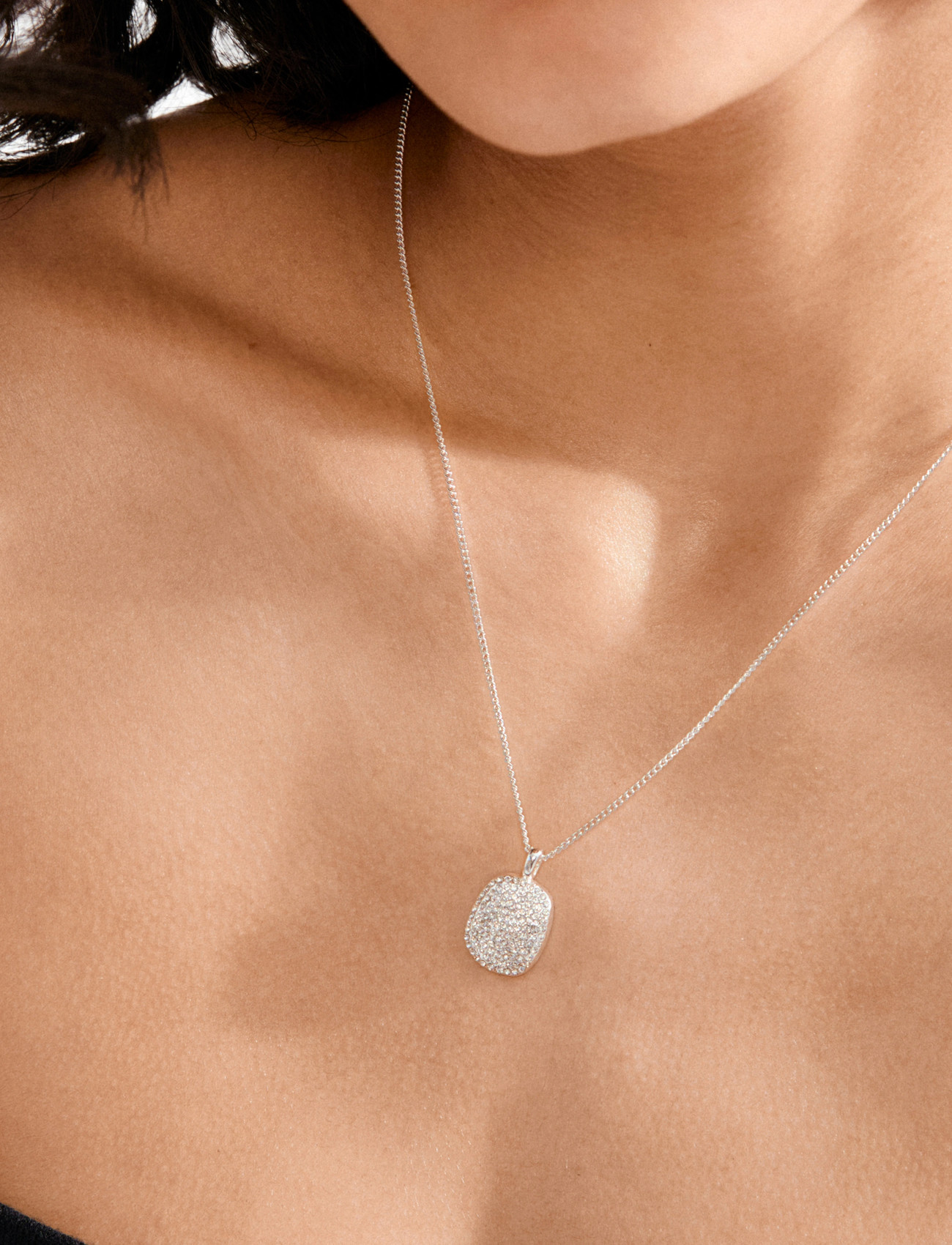 PILGRIM EMBER halsband silverpläterat dam – bild 6