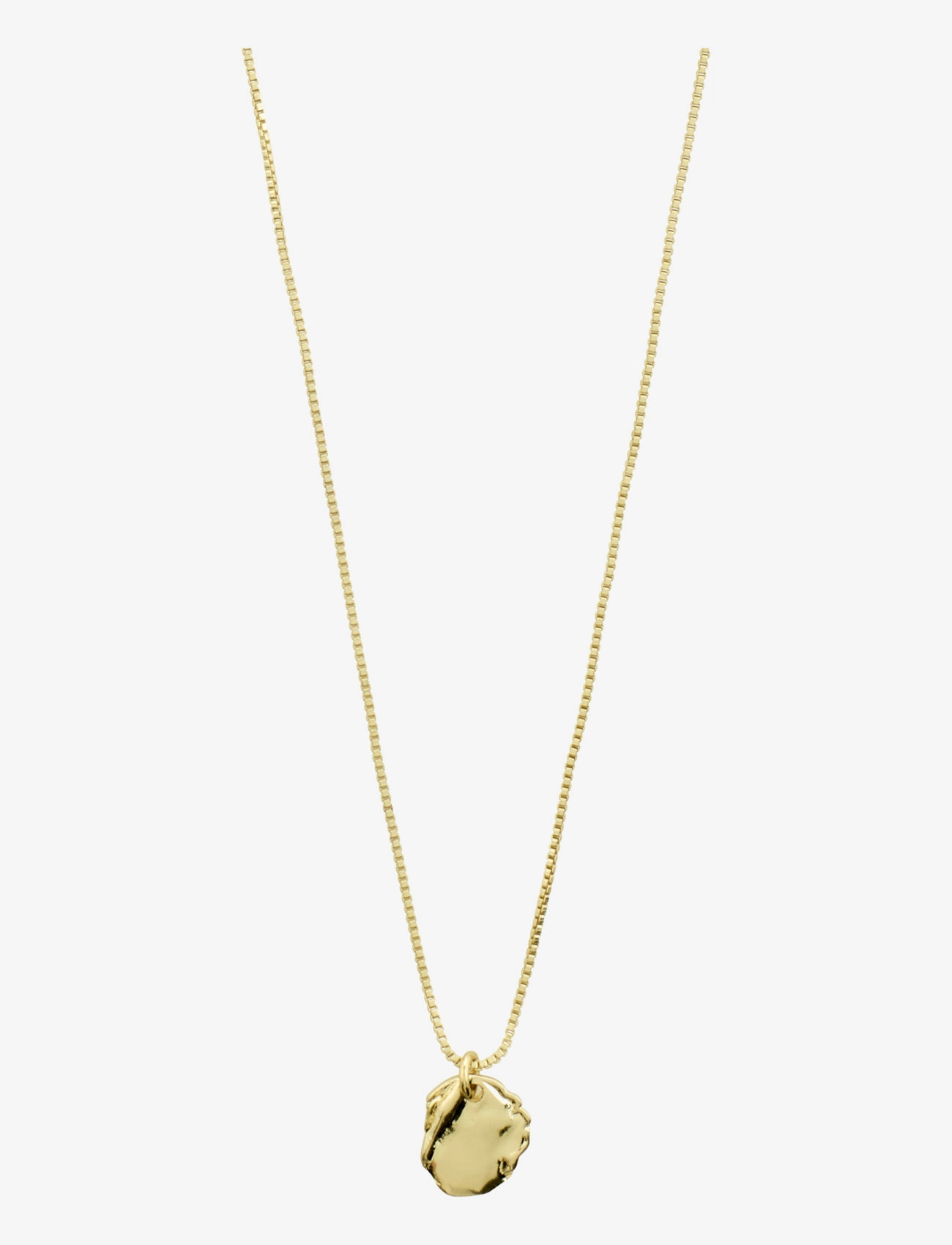 Pilgrim - OPTIMISM coin necklace gold-plated - gold plated - 0