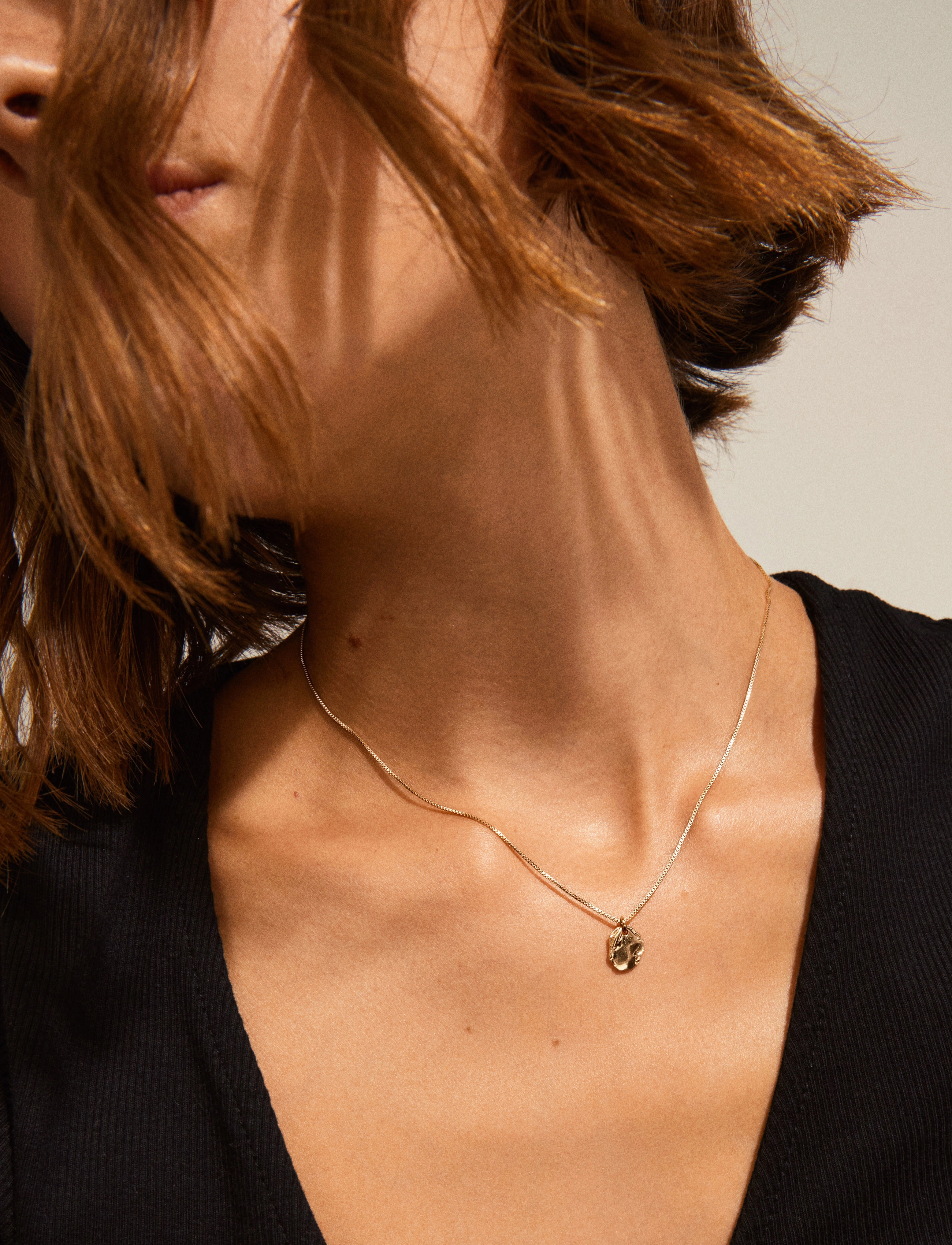 Pilgrim - OPTIMISM coin necklace gold-plated - gold plated - 4