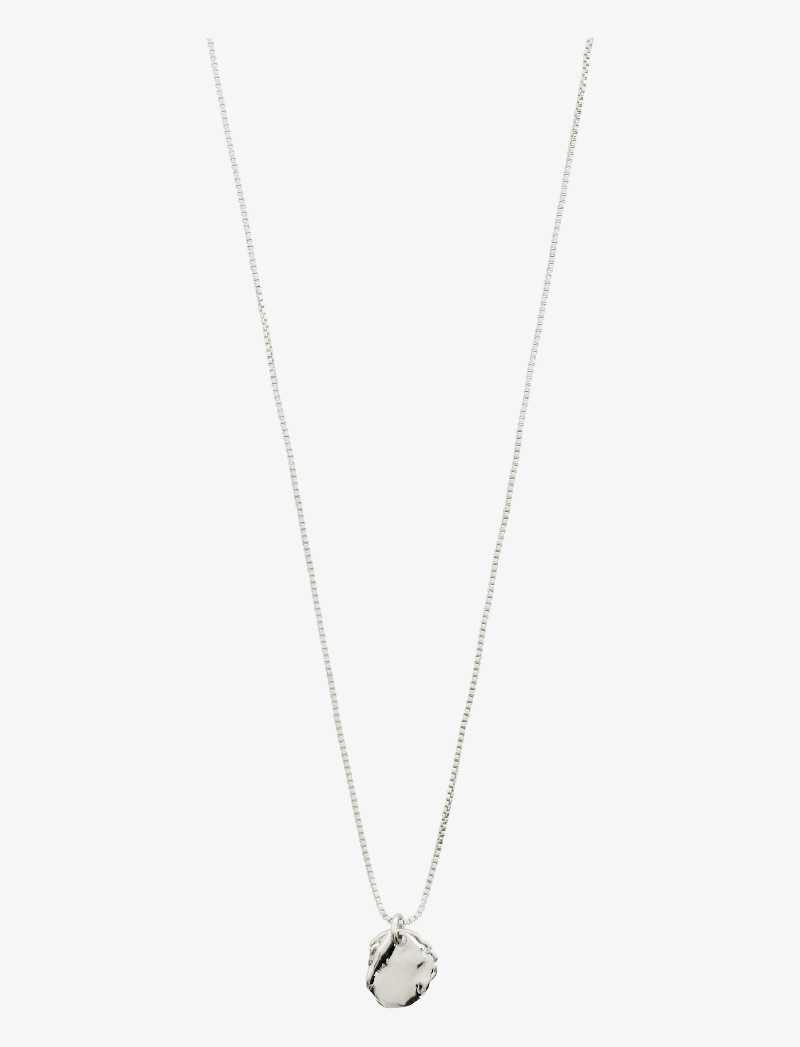 Pilgrim - OPTIMISM coin necklace - silver plated - 1