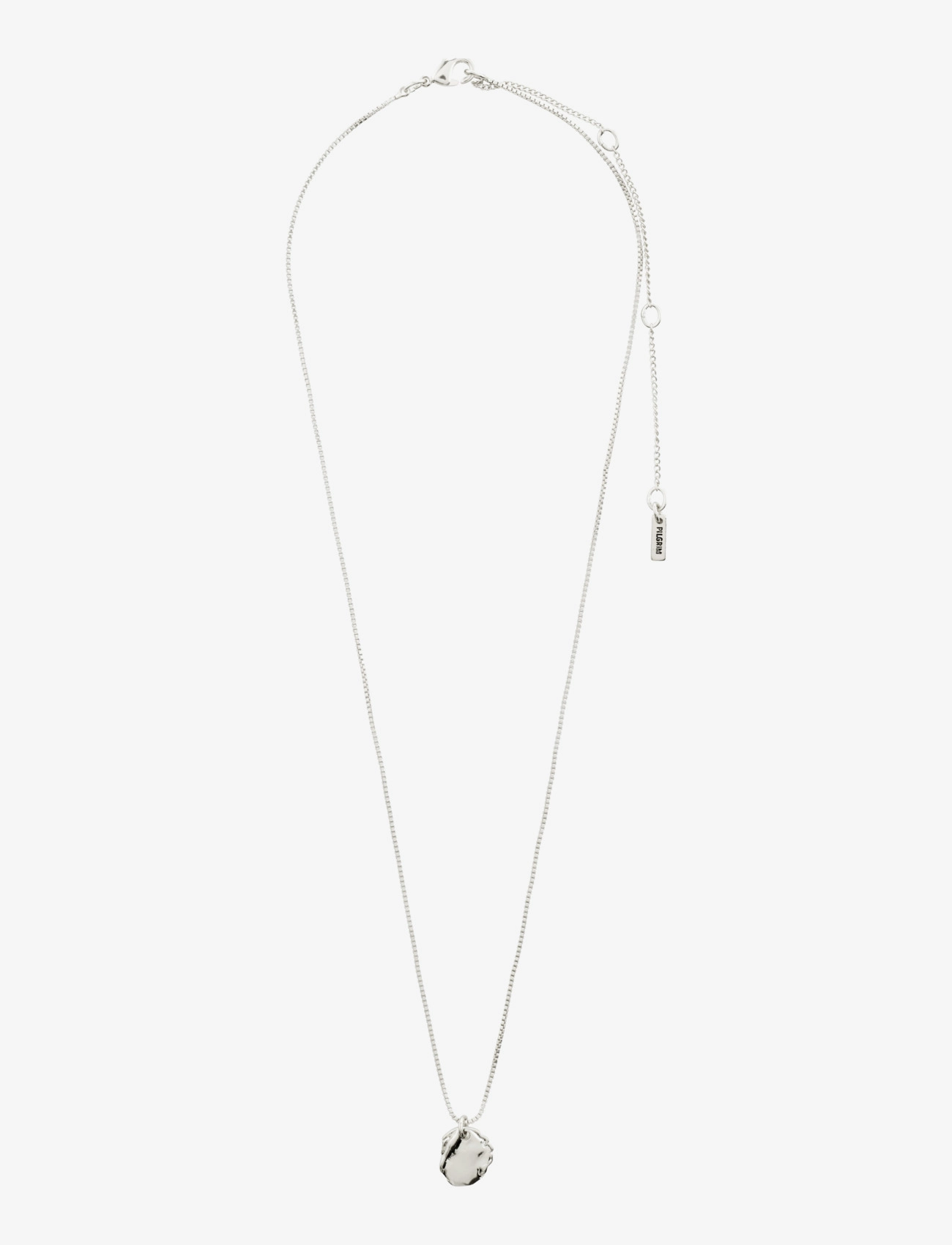 Pilgrim - OPTIMISM coin necklace - silver plated - 2