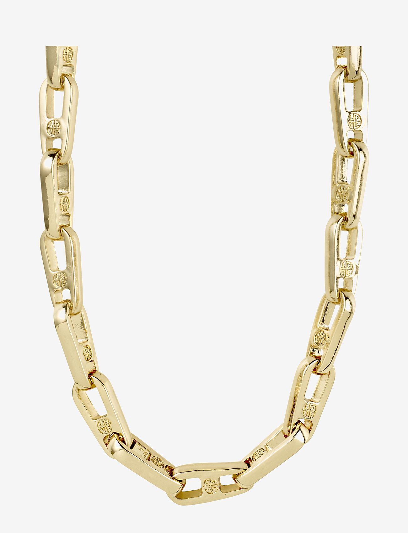 Pilgrim - LOVE chain necklace gold-plated - naszyjniki łańcuszkowe - gold plated - 0