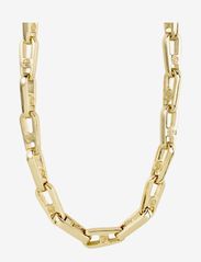 LOVE chain necklace gold-plated - GOLD PLATED