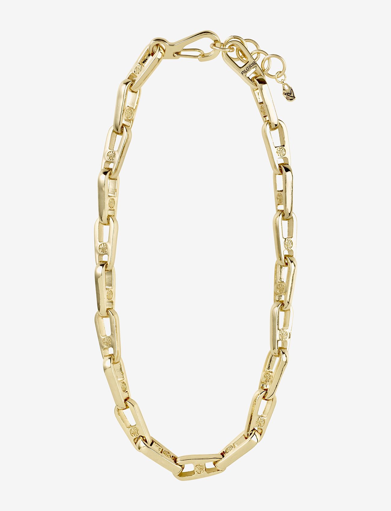 Pilgrim - LOVE chain necklace gold-plated - naszyjniki łańcuszkowe - gold plated - 1