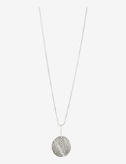 LOVE coin necklace - SILVER PLATED