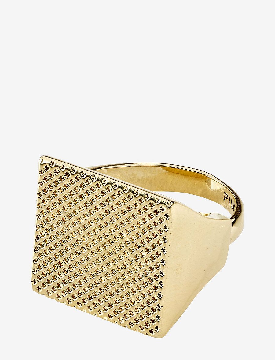 Pilgrim - PULSE signet ring gold-plated - ringe - gold plated - 1