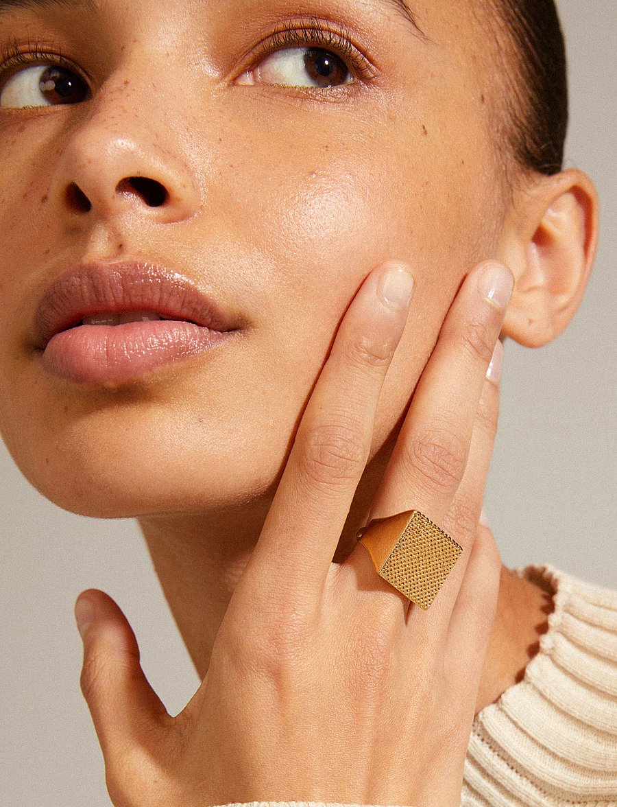 Pilgrim - PULSE signet ring gold-plated - ringe - gold plated - 3