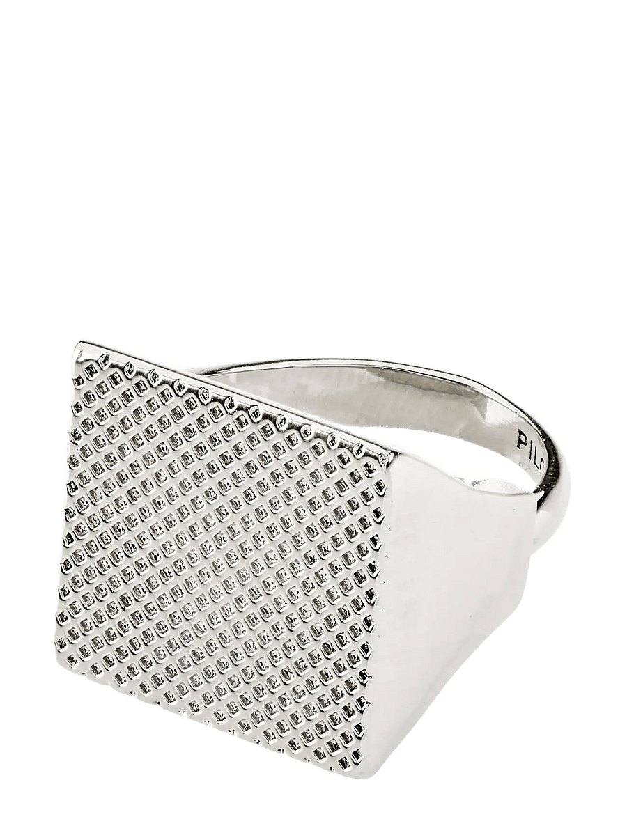 Pilgrim - PULSE signet ring silver-plated - ringe - silver plated - 1