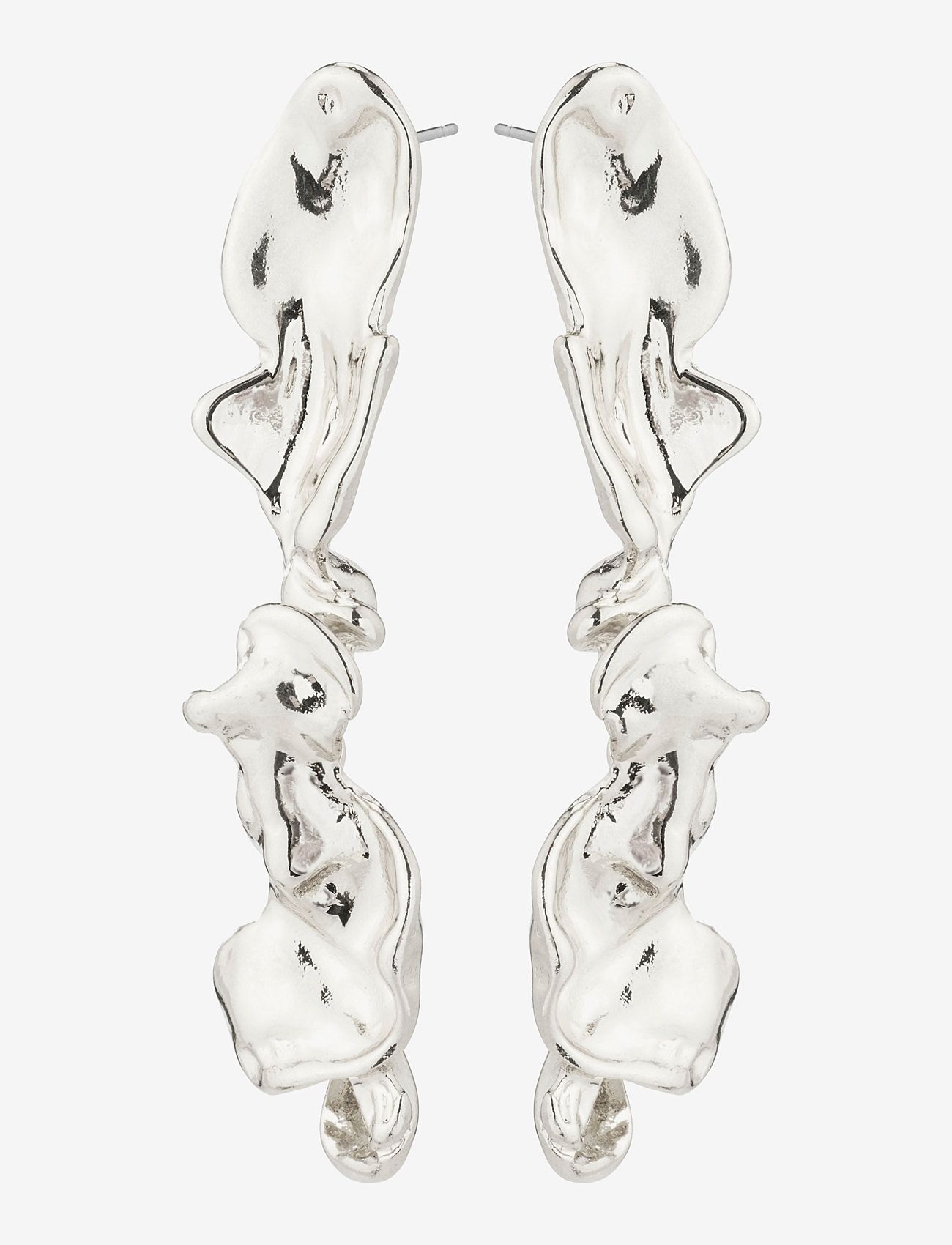 Pilgrim - PULSE recycled earrings - silver plated - 0