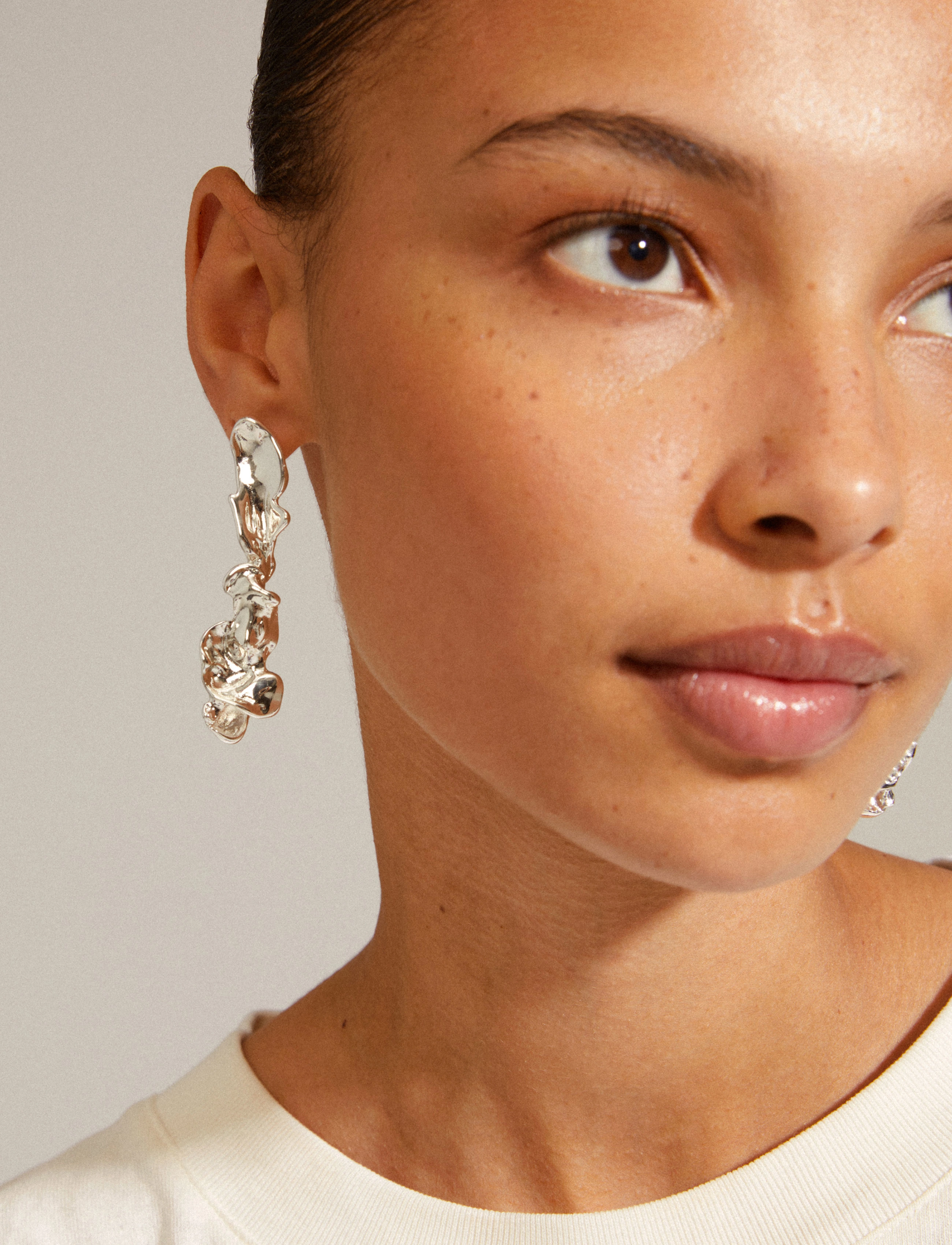 Pilgrim - PULSE recycled earrings - silver plated - 2