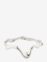 MOON recycled bangle - SILVER PLATED