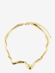 Pilgrim - MOON recycled necklace - ballīšu apģērbs par outlet cenām - gold plated - 0