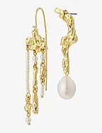 MOON recycled earrings - GOLD PLATED