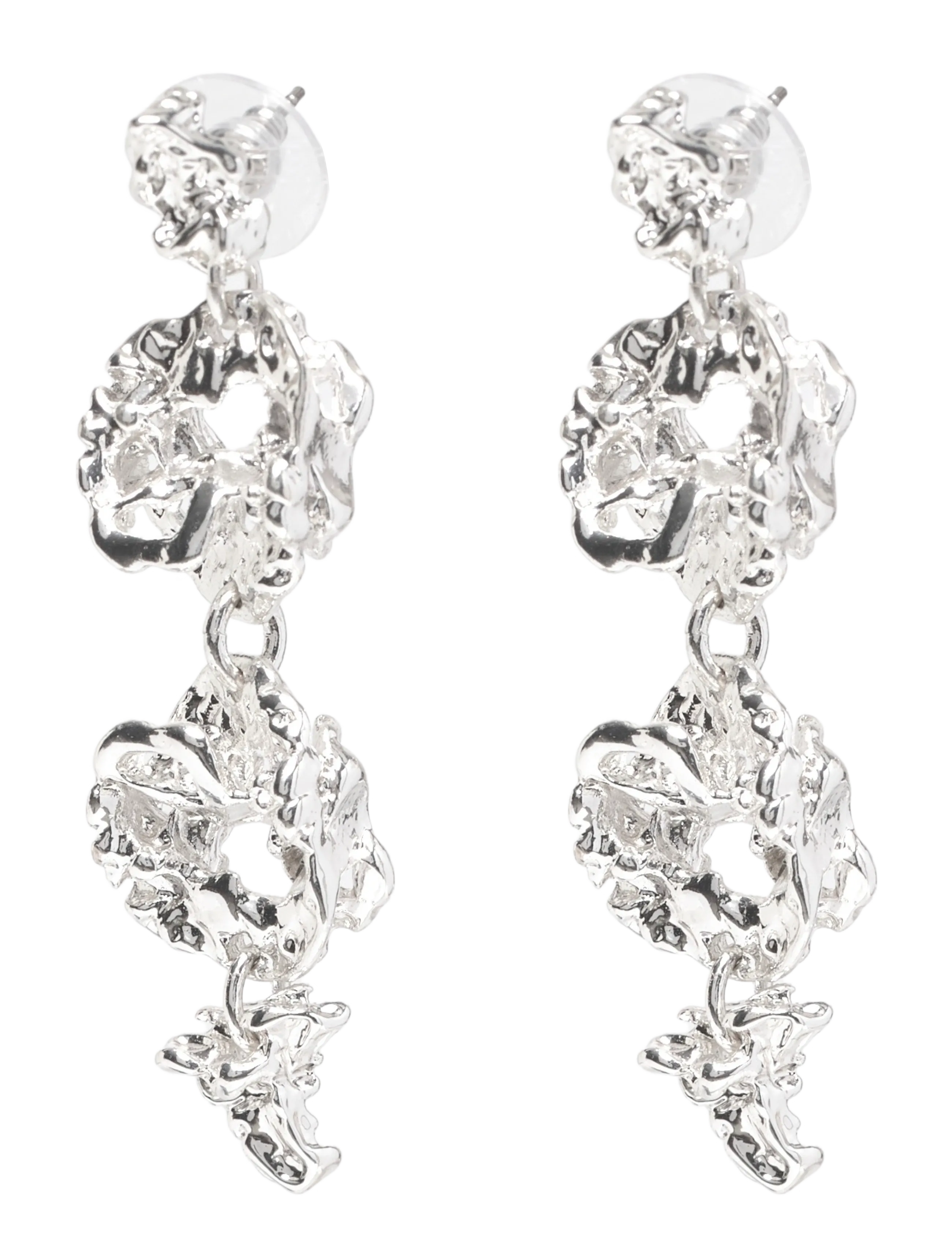 Act Earrings Silver-Plated