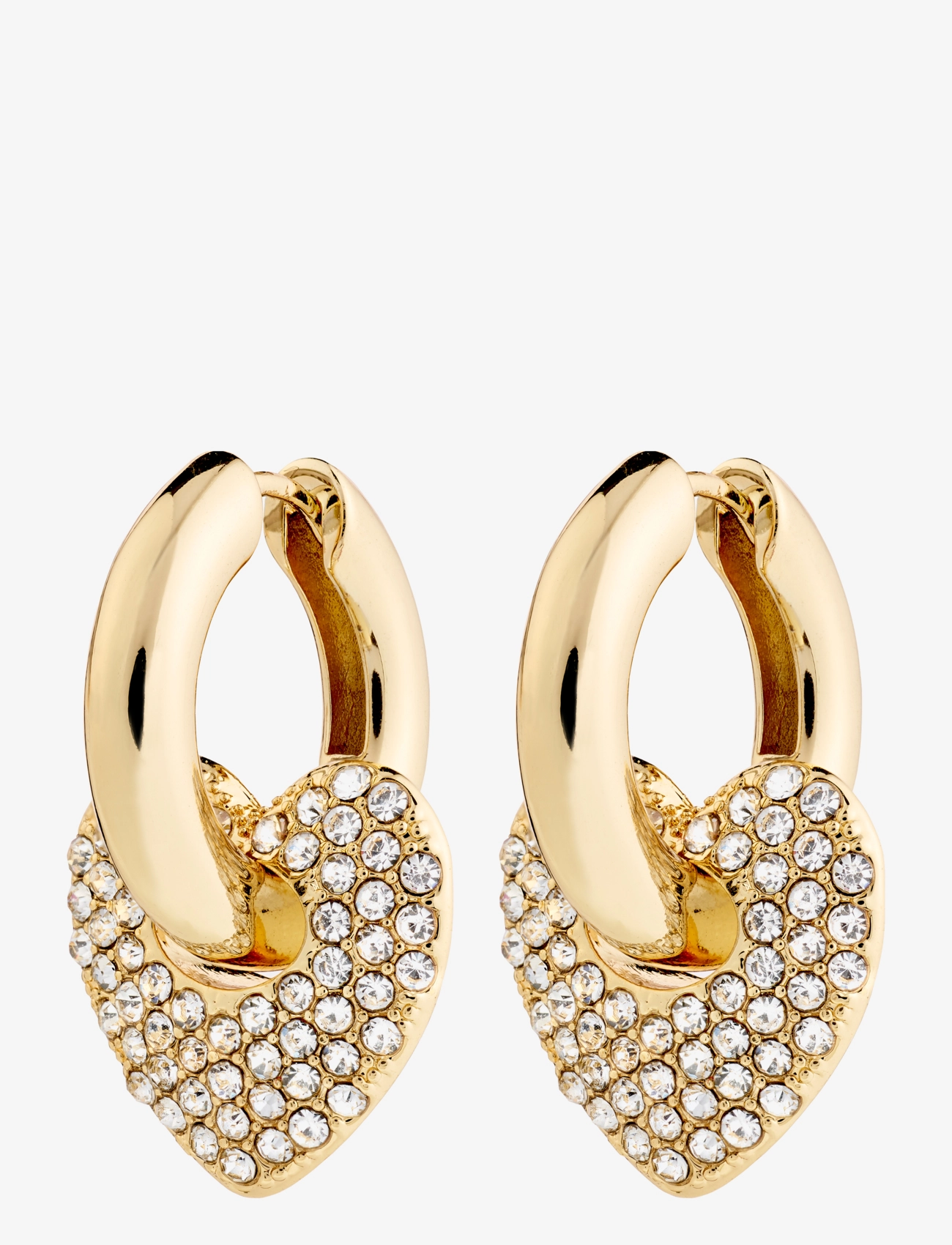 Pilgrim - DUNE recycled crystal earrings - gold plated - 1