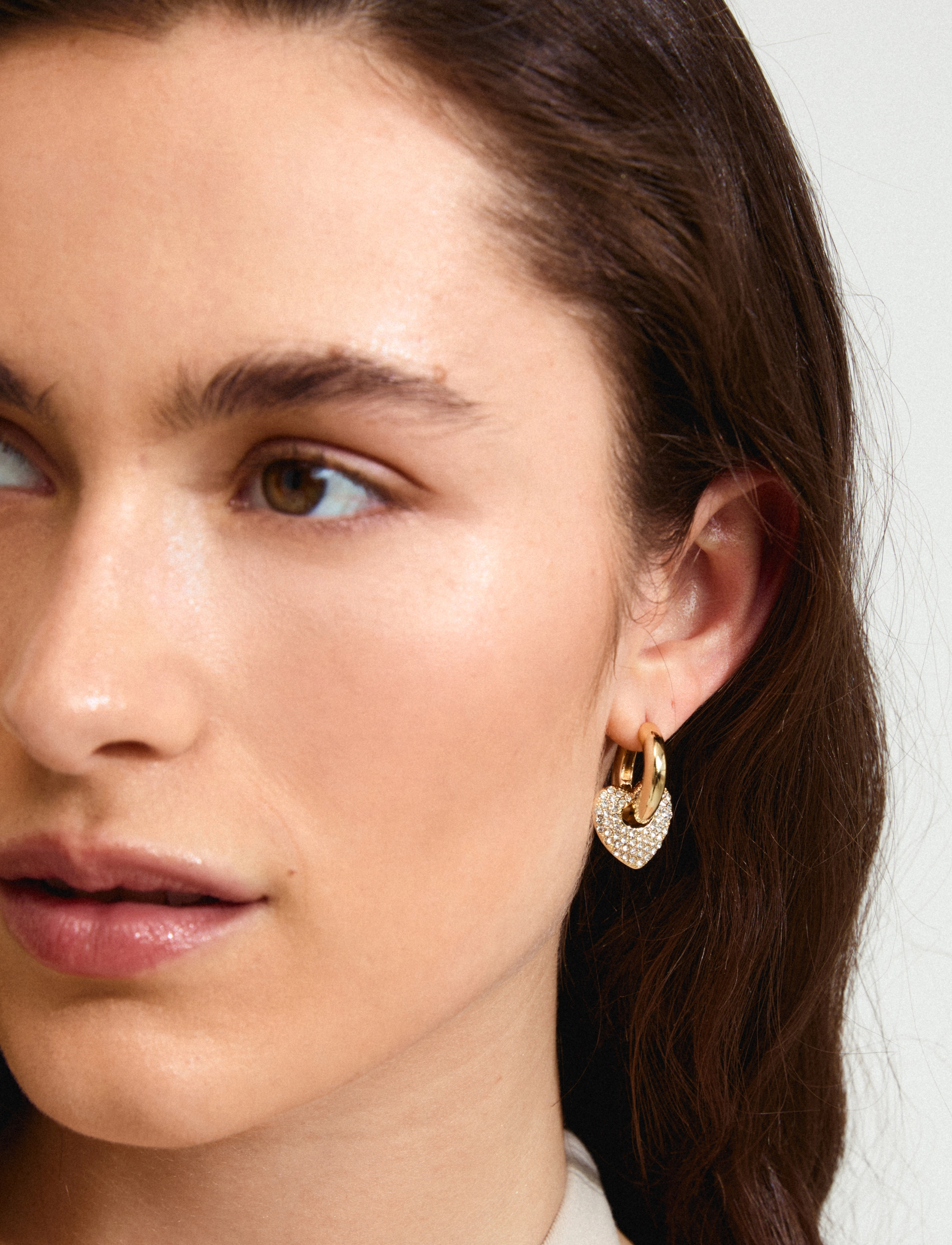 Pilgrim - DUNE recycled crystal earrings - gold plated - 2