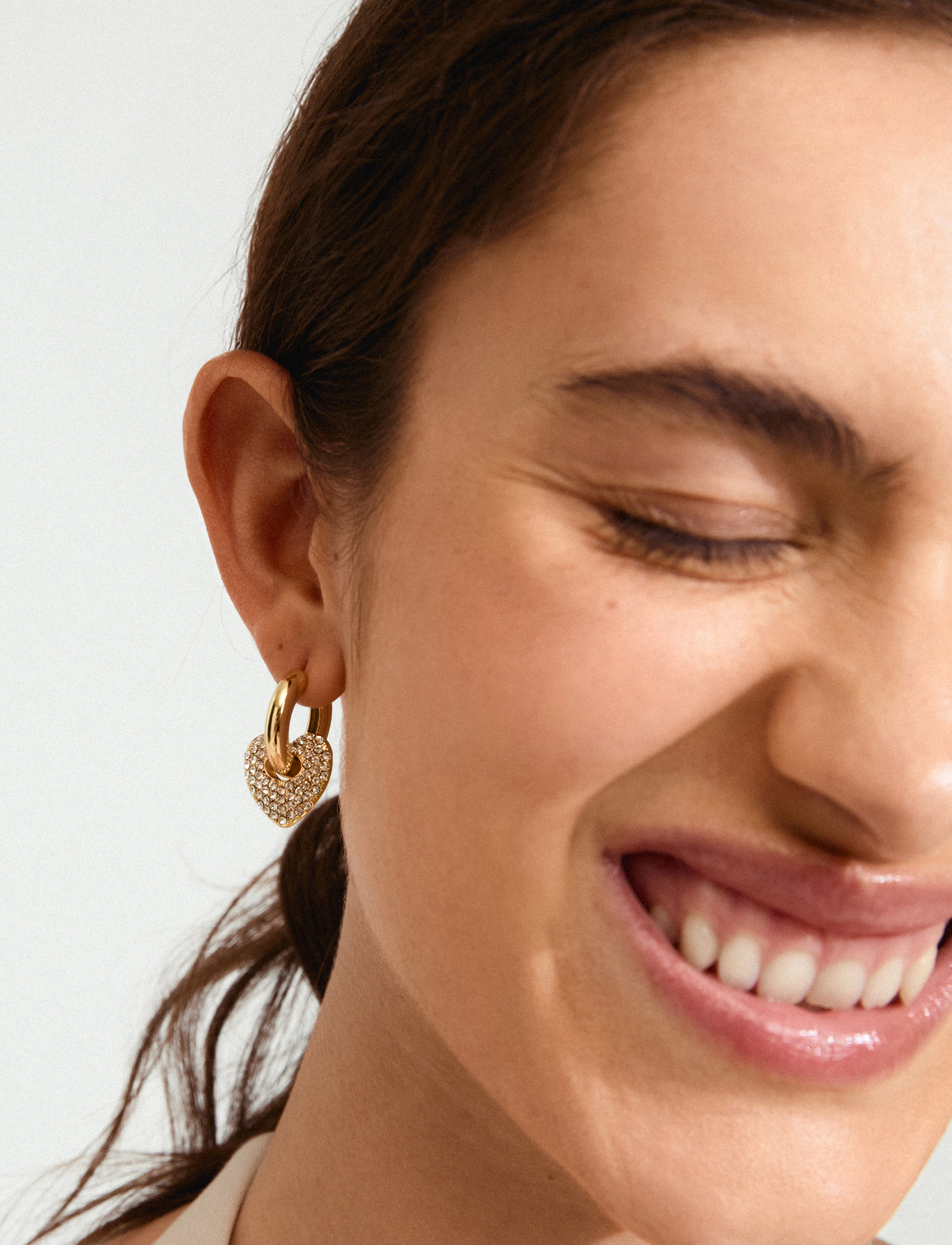 Pilgrim - DUNE recycled crystal earrings - gold plated - 3