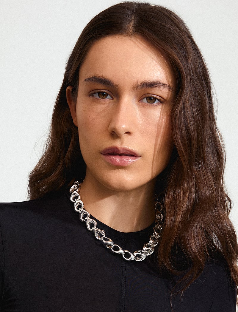 Pilgrim - DUNE necklace silver-plated - kedjehalsband - silver plated - 0