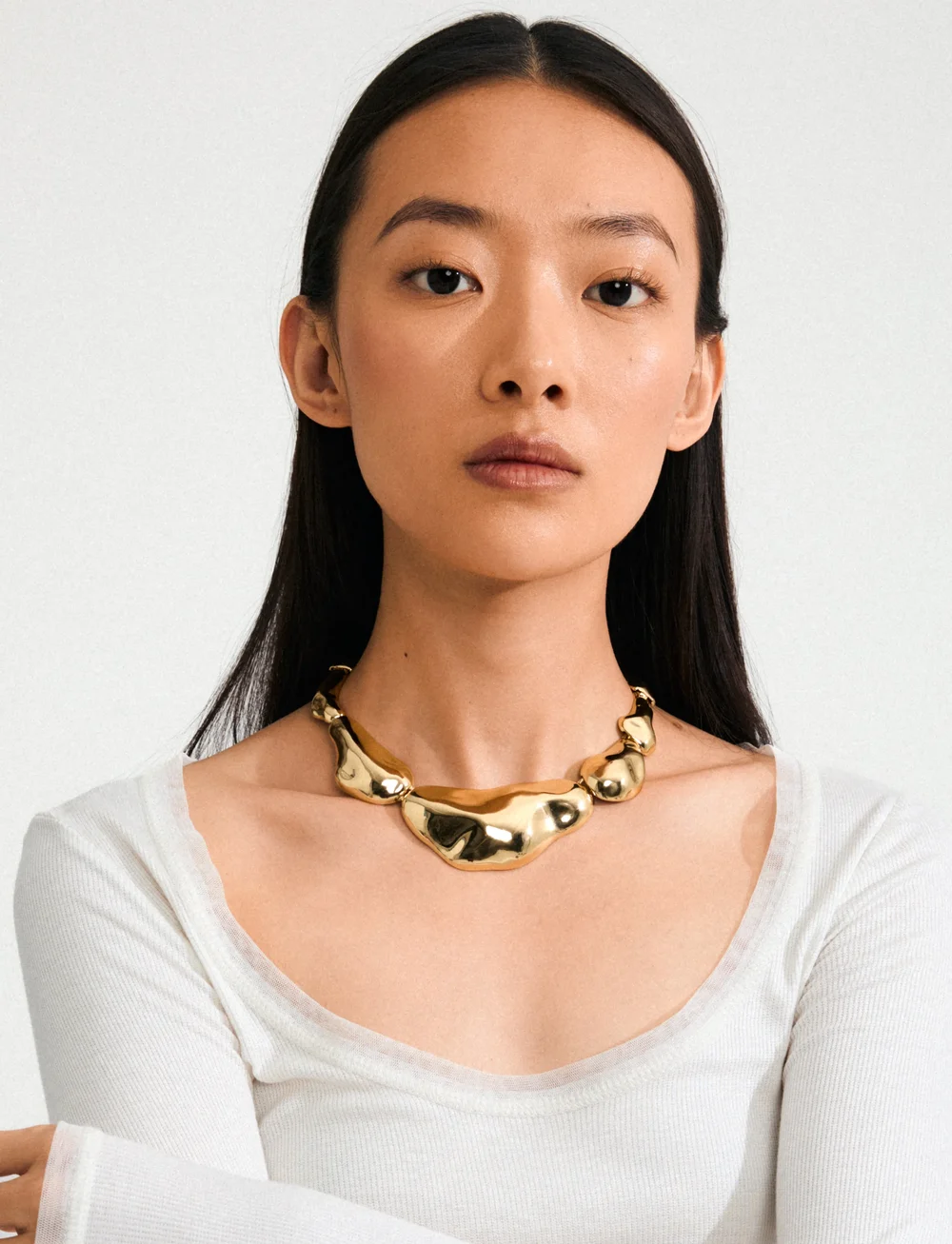 Pilgrim - FREE statement necklace gold-plated - statement necklaces - gold plated - 0