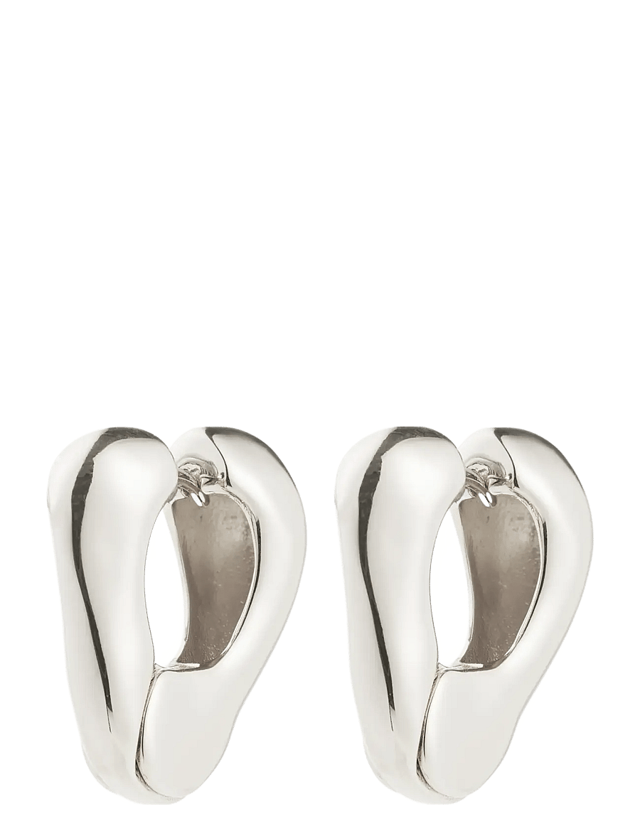 Pilgrim - FREE earrings silver-plated - kreolen - silver plated - 1