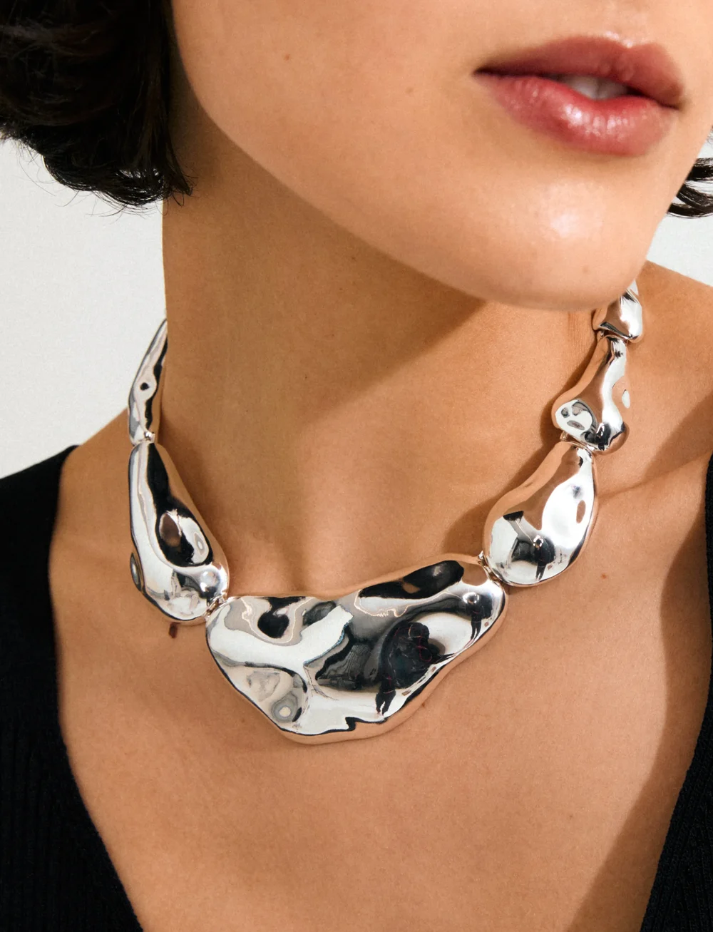 Pilgrim - FREE statement necklace silver-plated - halsreifen - silver plated - 2