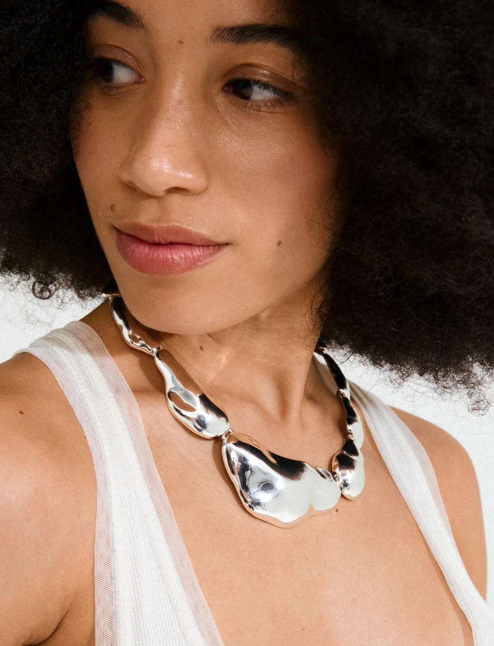 Pilgrim - FREE statement necklace silver-plated - halsreifen - silver plated - 3