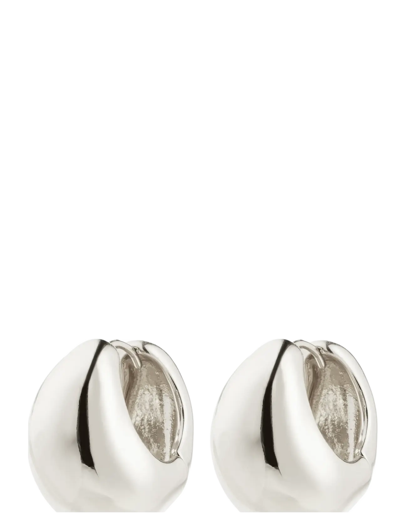 Pilgrim FREE hoops silver-plated - Örhängen - SILVER PLATED / silver