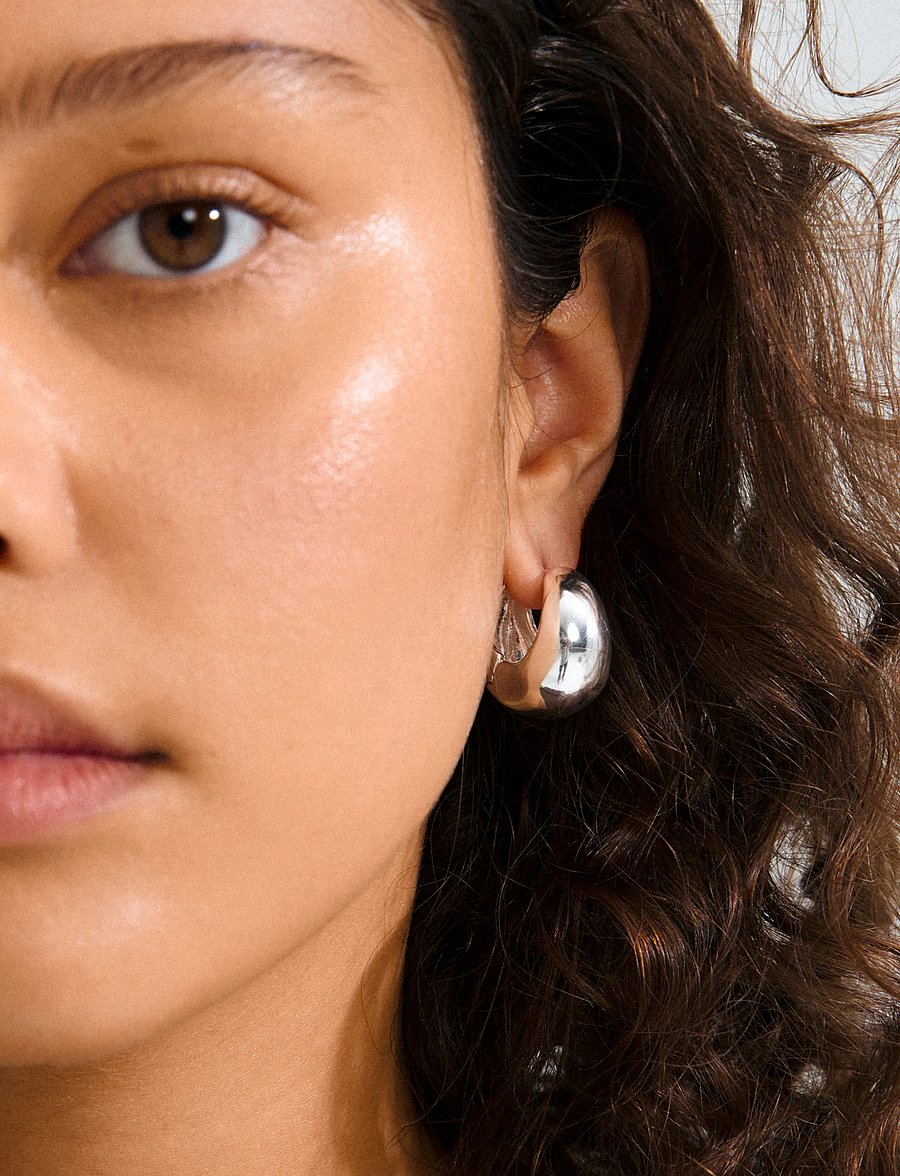 Pilgrim - FREE hoops silver-plated - silver plated - 2