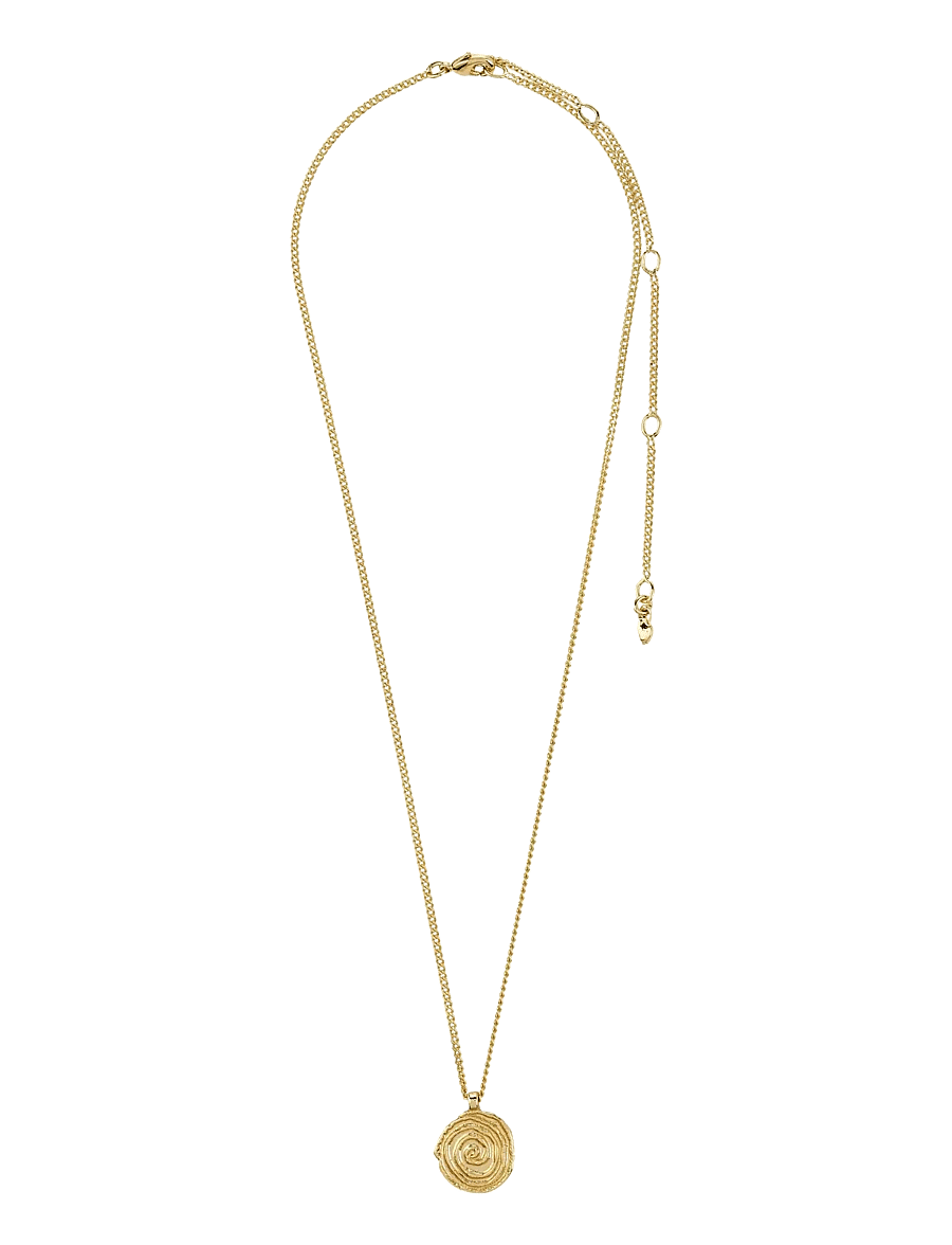 Pilgrim - AIR coin necklace gold-plated - konfirmationstøj - gold plated - 2