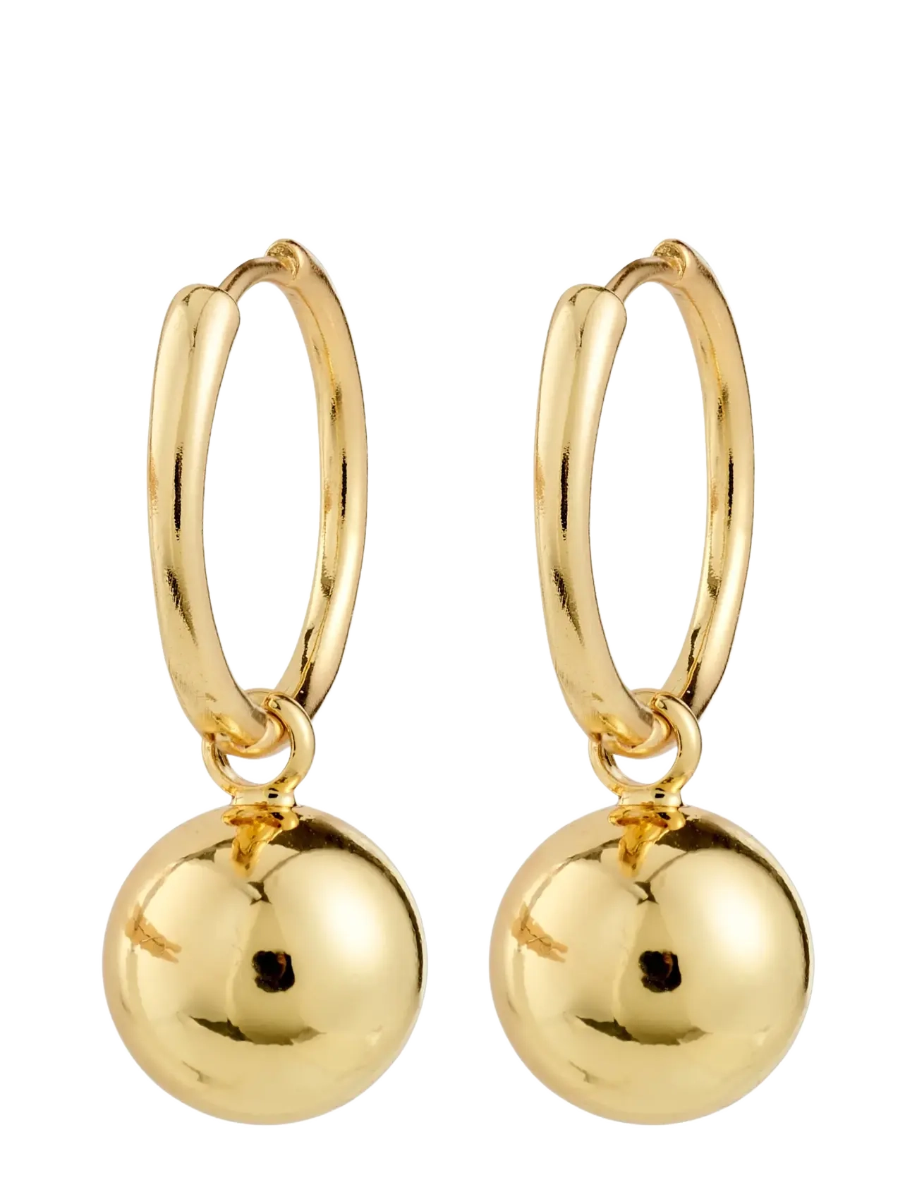 Pilgrim AIR hoop earrings gold-plated - Festtøj - GOLD PLATED / gold