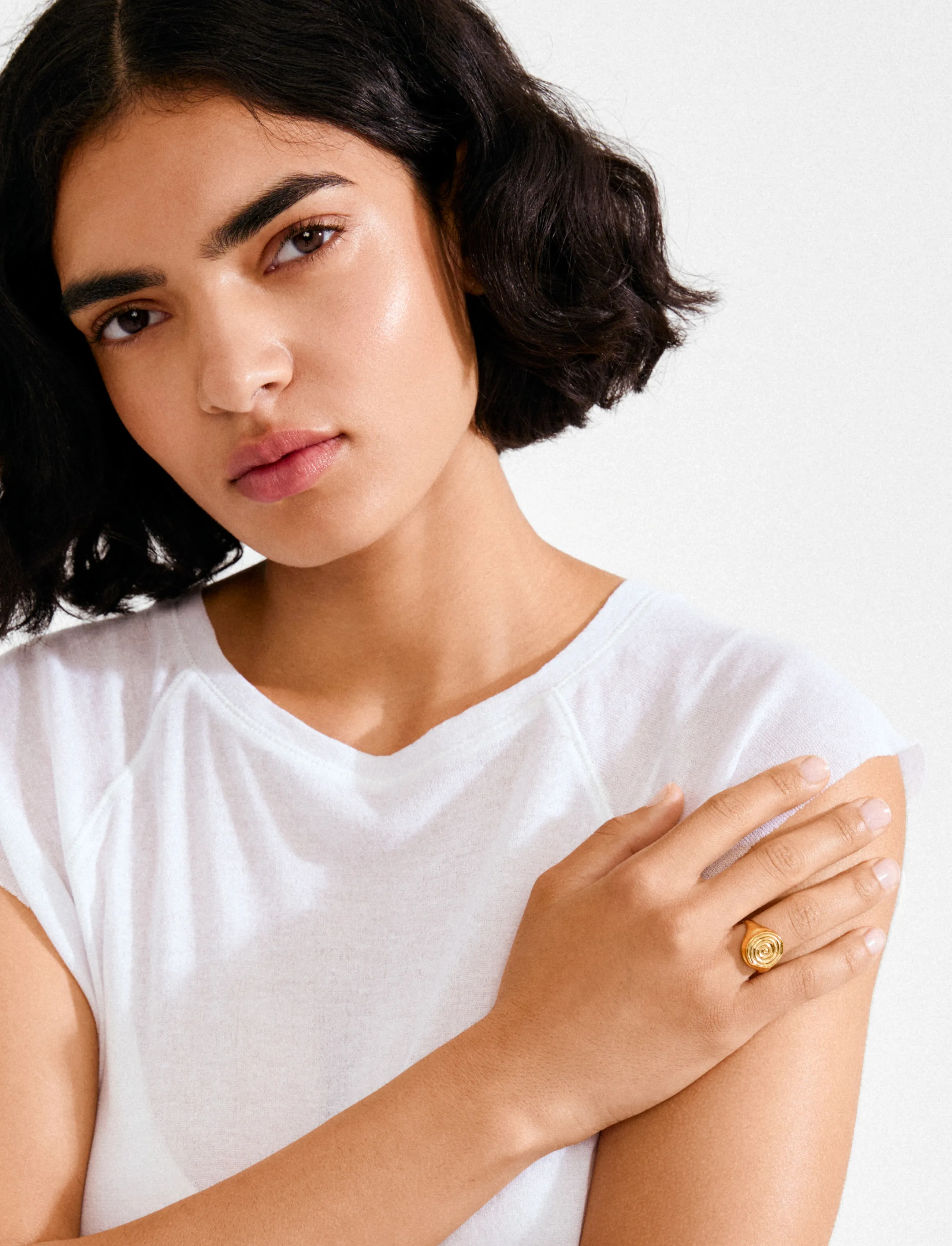 Pilgrim Air Ring Gold-Plated, One Size, Gold, Smykker > Ringe, Dame