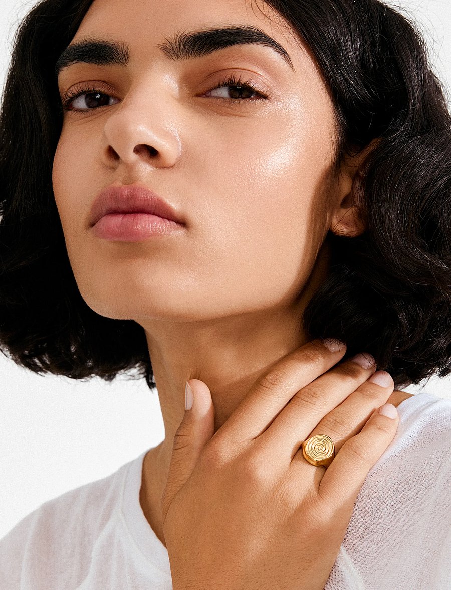 Pilgrim - AIR ring gold-plated - ferming - gold plated - 2