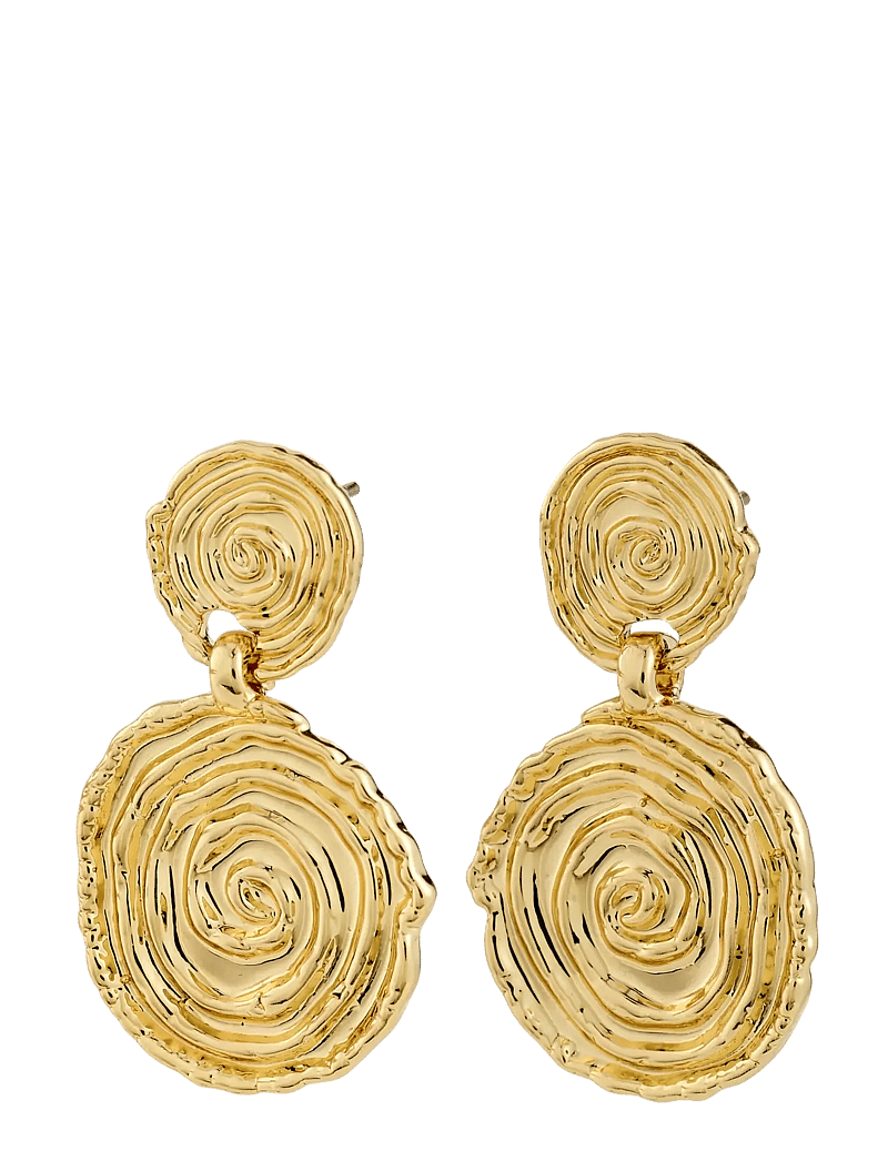 Pilgrim - AIR earrings gold-plated - statement øreringe - gold plated - 1