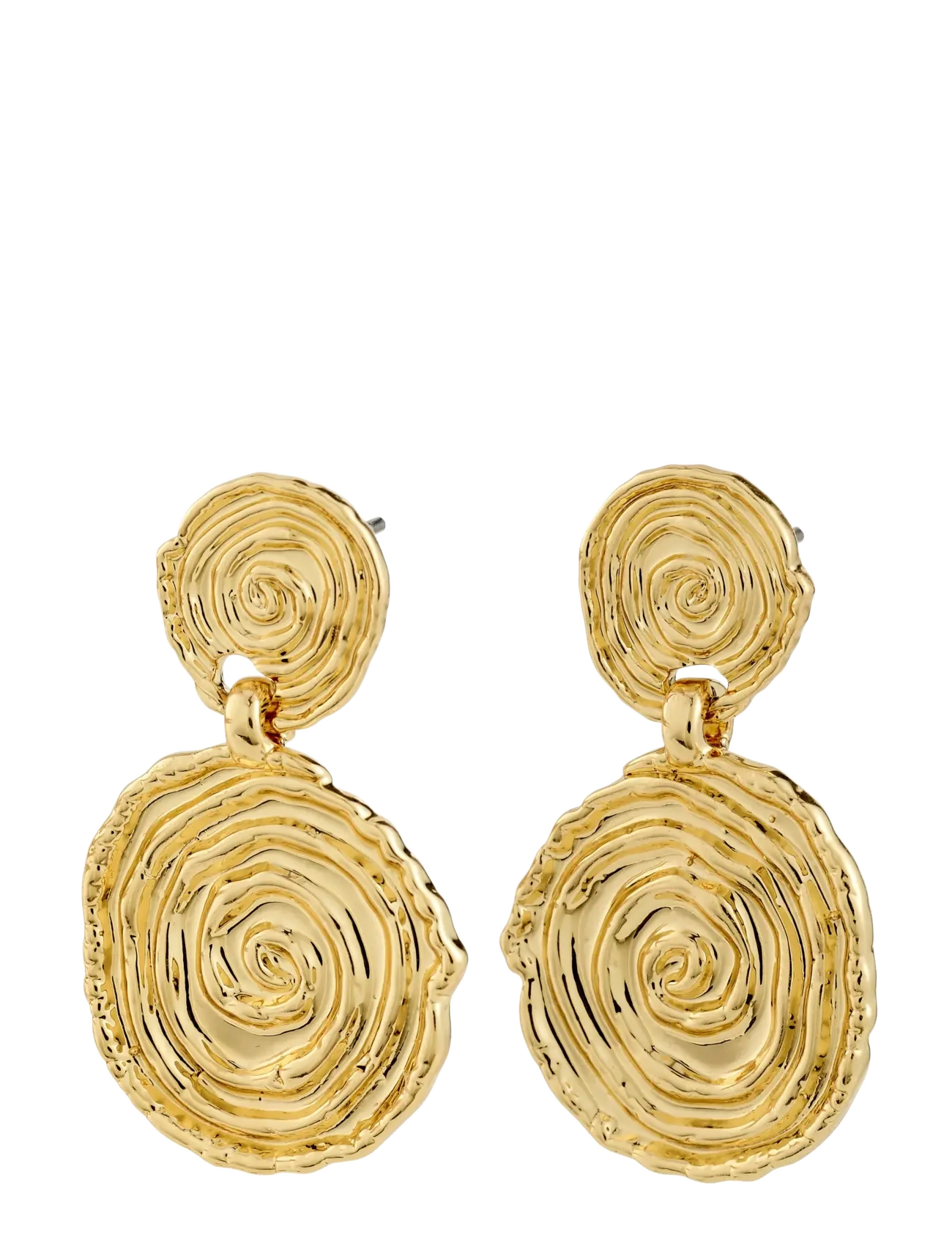 Pilgrim AIR earrings gold-plated - Statement-Ohrringe - GOLD PLATED / gold