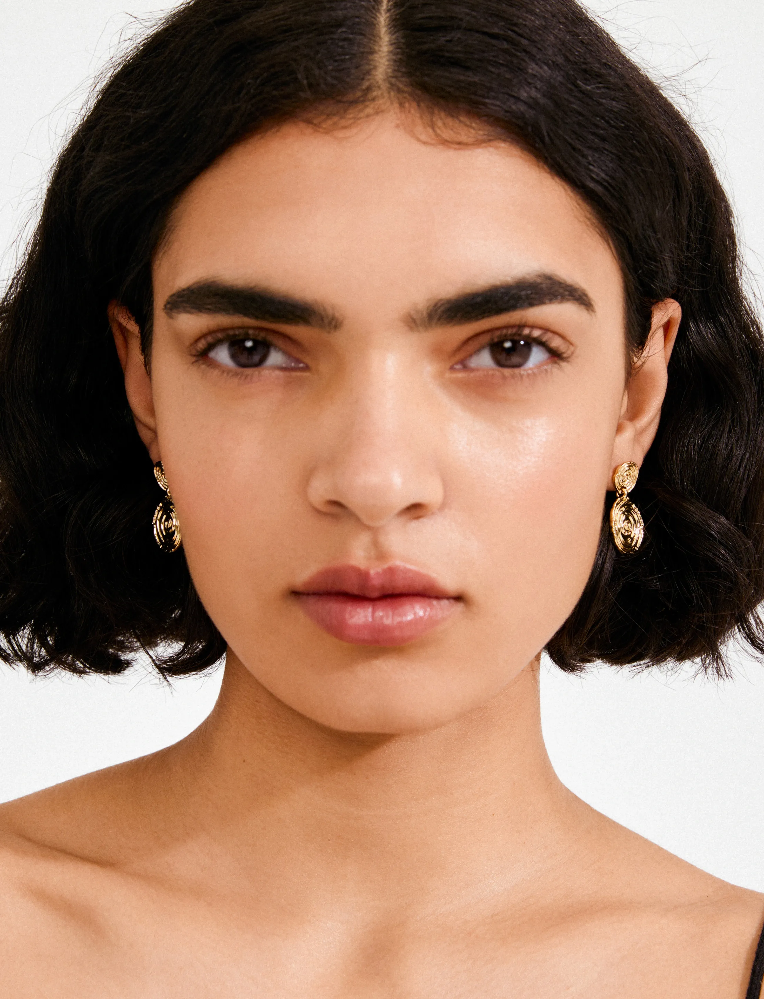 Pilgrim Air Earrings Gold-Plated, One Size, Gold, Earrings > Statement Earrings, Dame