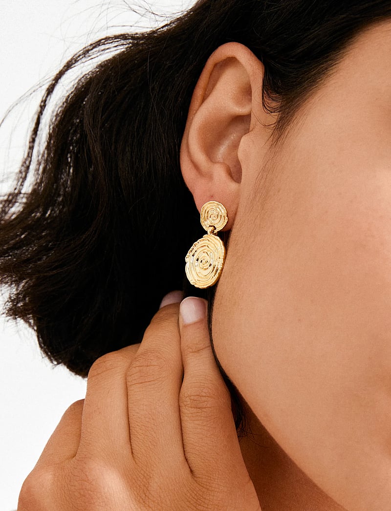 Pilgrim - AIR earrings gold-plated - statement øreringe - gold plated - 3